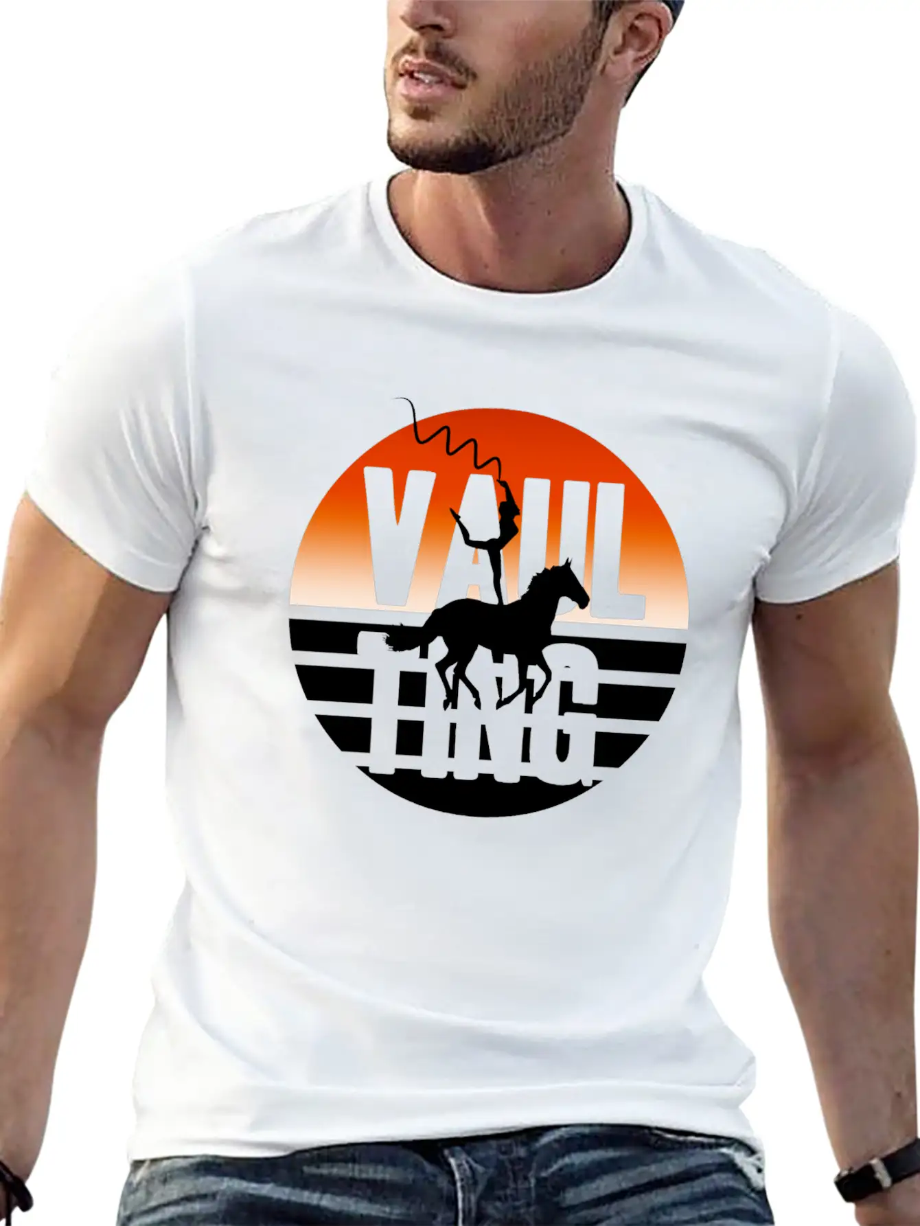 Vaulting Horse Relaxed Everyday Tee – Lightweight And Durable Cotton