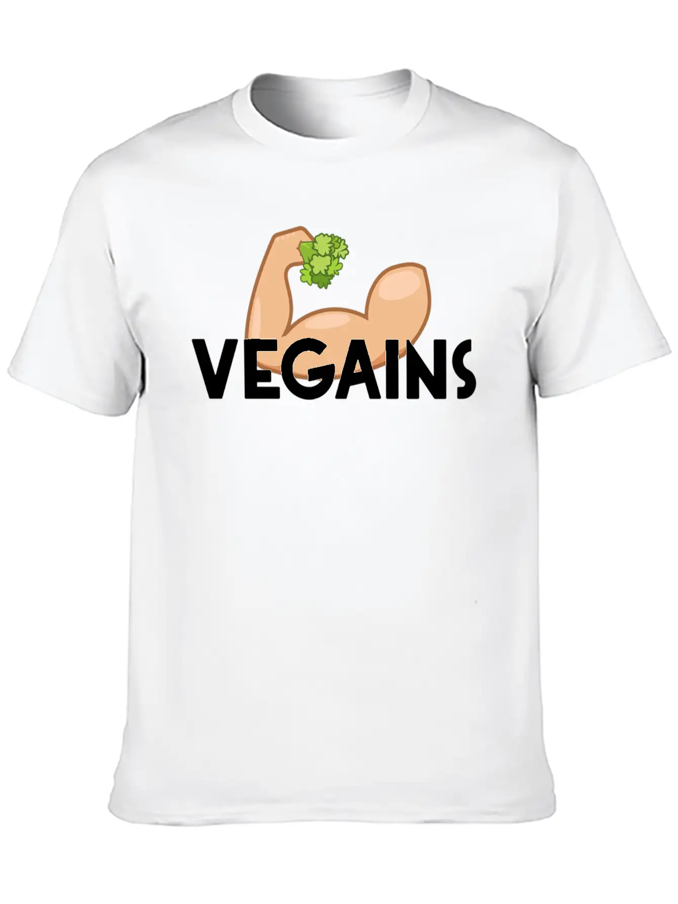 Vegains Fitness Relaxed Everyday Tee – Lightweight And Durable Cotton