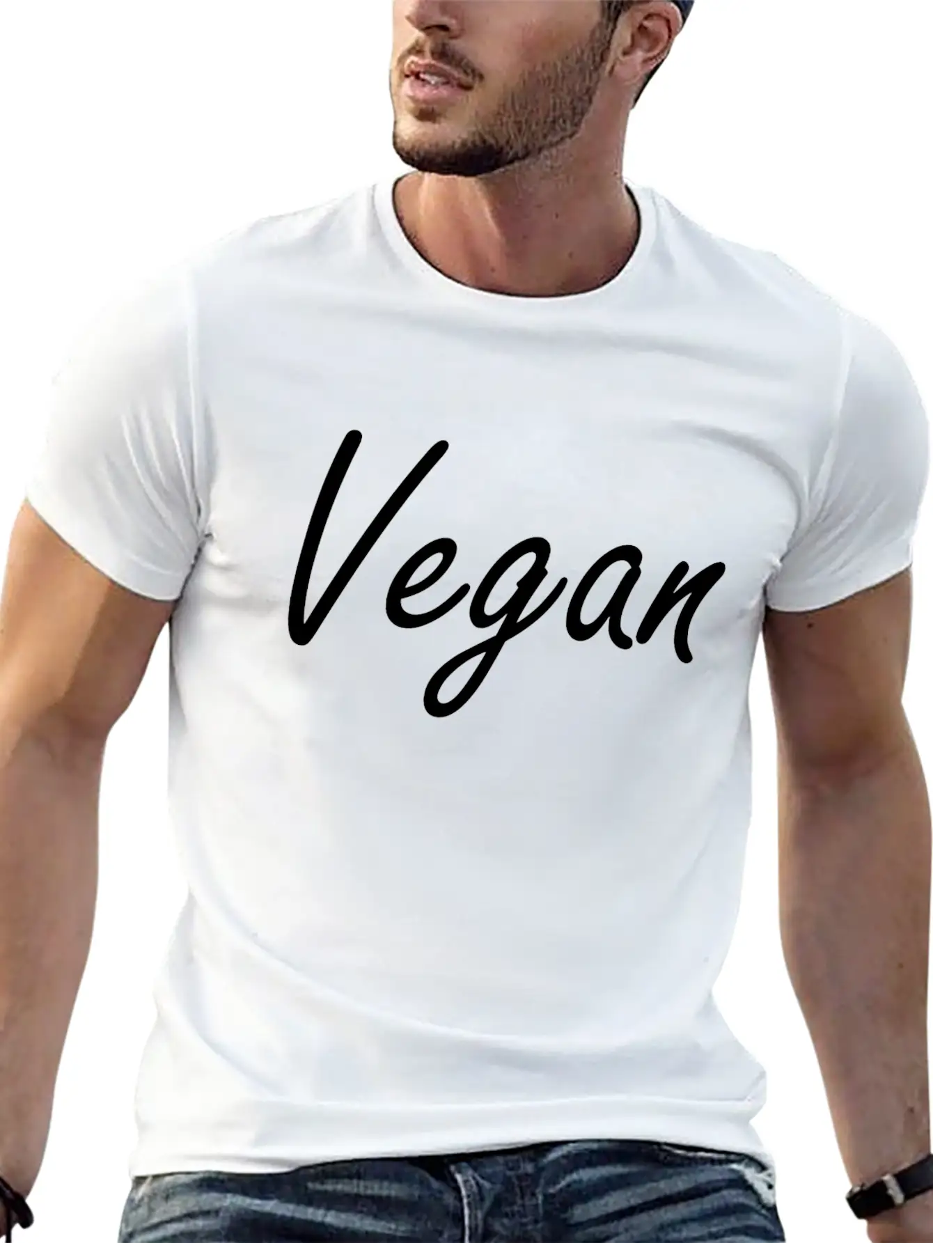 Vegan Soft Cotton Short Sleeve Tee – Unisex Wardrobe Staple
