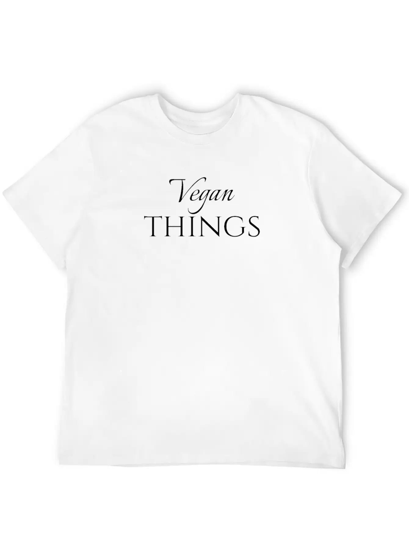 Vegan Things, Vegan Quote, Veganism, Veggie Basic Graphic T-Shirt – Daily Comfort In Soft Cotton