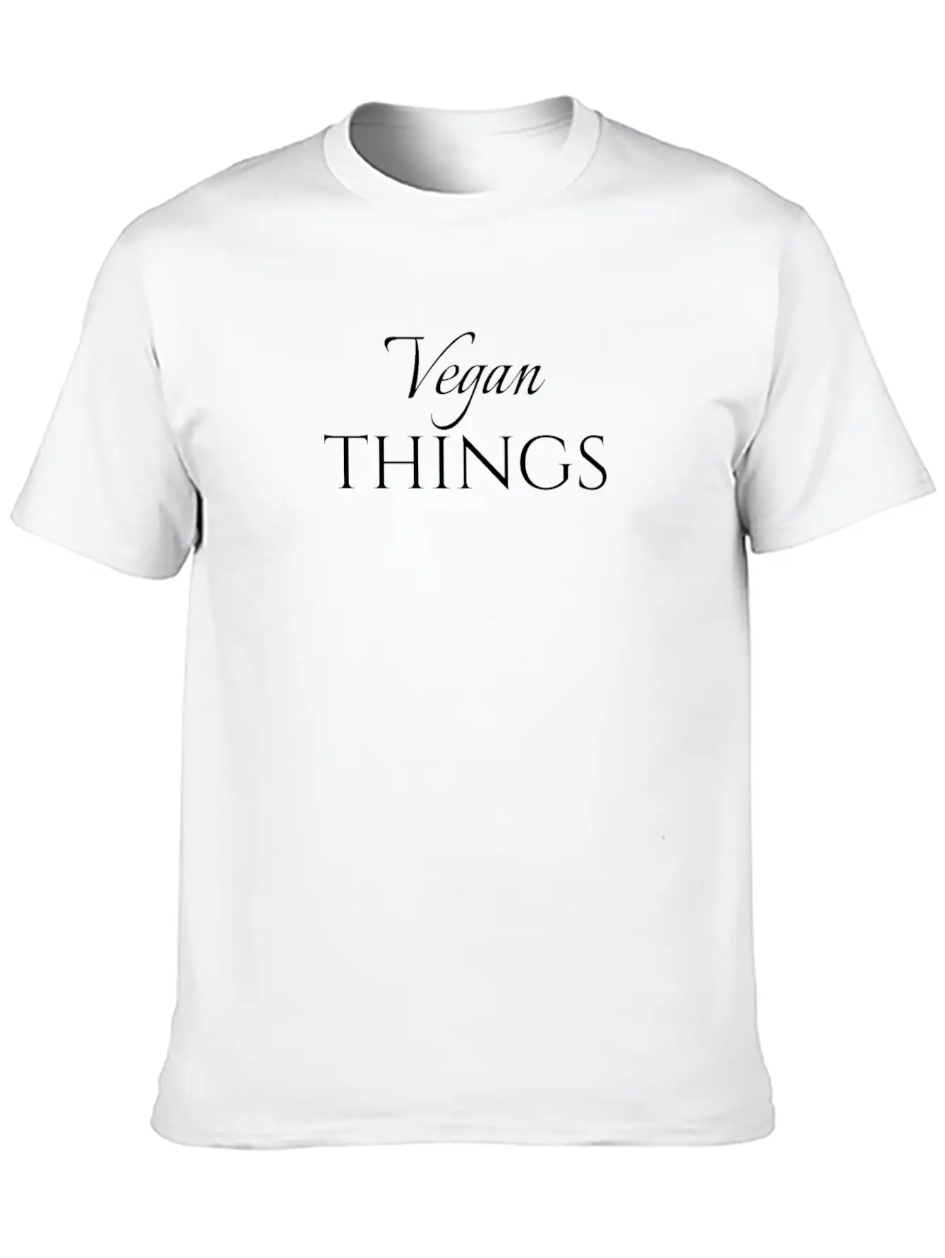 Vegan Things, Vegan Quote, Veganism, Veggie Basic Graphic T-Shirt – Daily Comfort In Soft Cotton