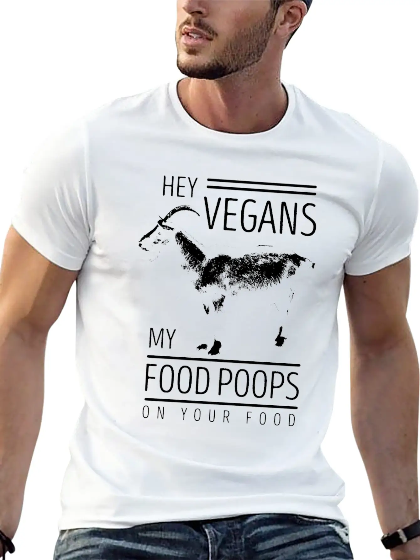 Vegan Unisex Casual T-Shirt – Clean Design For Daily Comfort