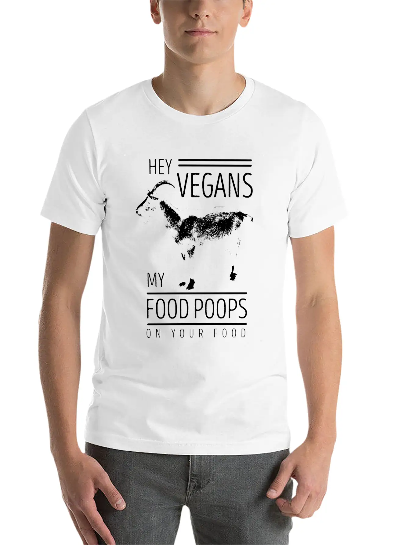 Vegan Unisex Casual T-Shirt – Clean Design For Daily Comfort