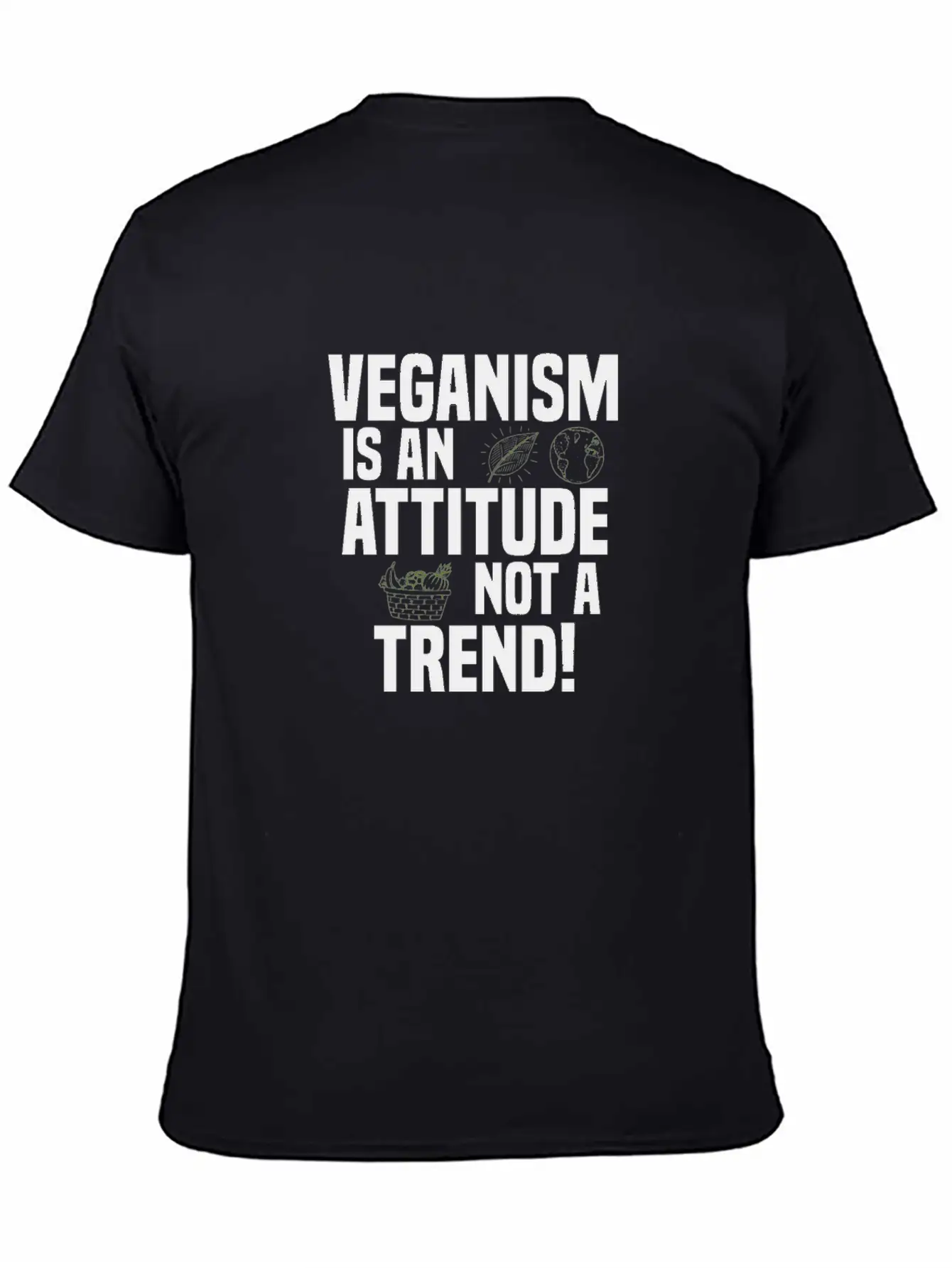 Vegan Veganism Vegetarian Modern Fit Casual T-Shirt – Clean And Versatile Design