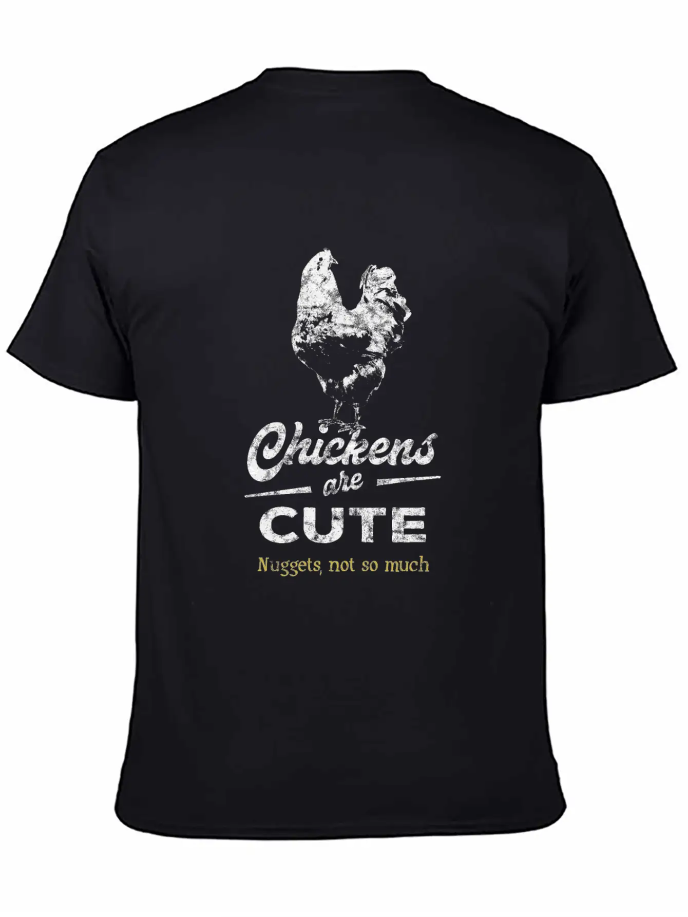 Vegetarian Chicken Lightweight Cotton T-Shirt – Daily Comfort Graphic Shirt