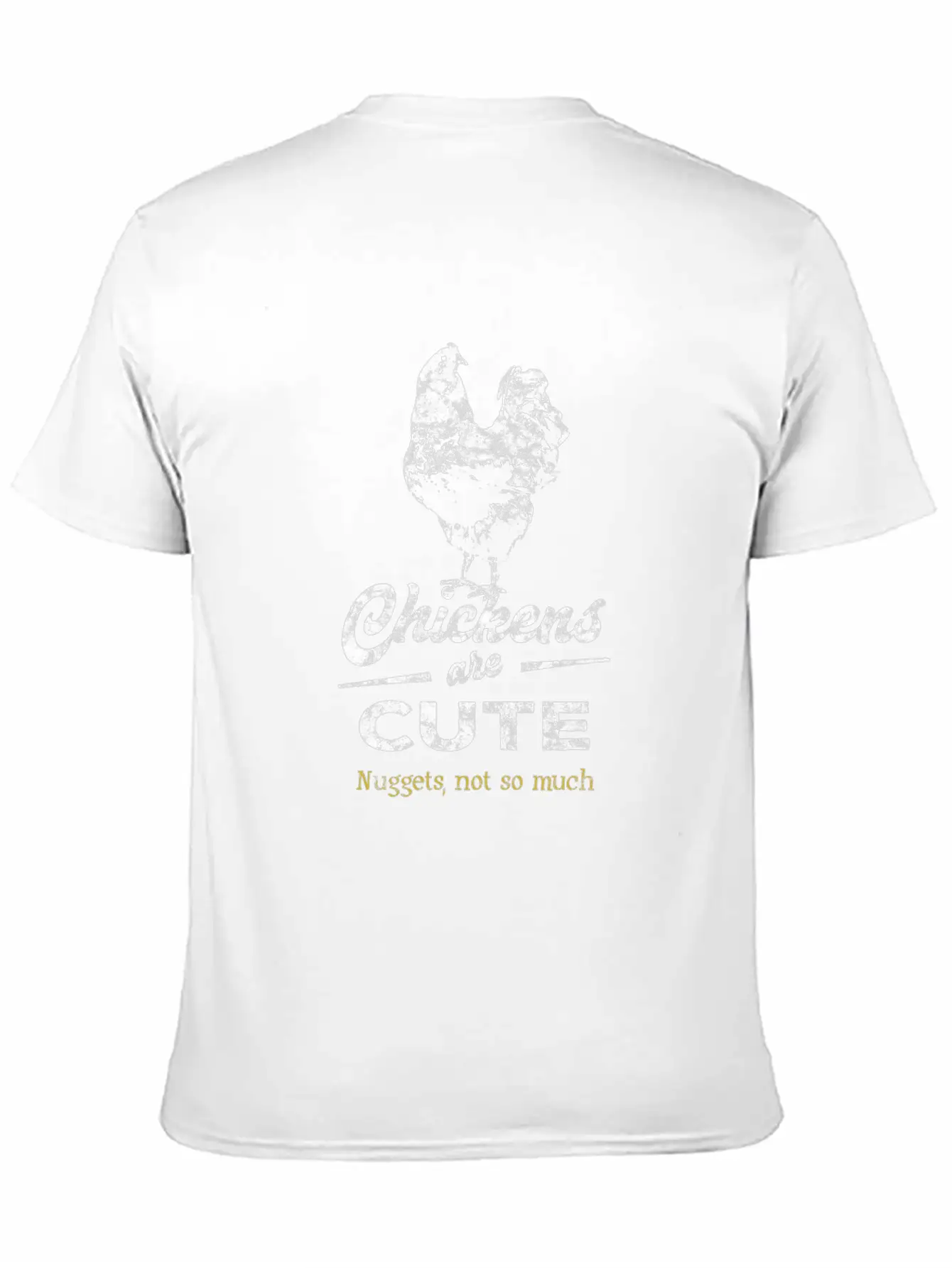 Vegetarian Chicken Lightweight Cotton T-Shirt – Daily Comfort Graphic Shirt