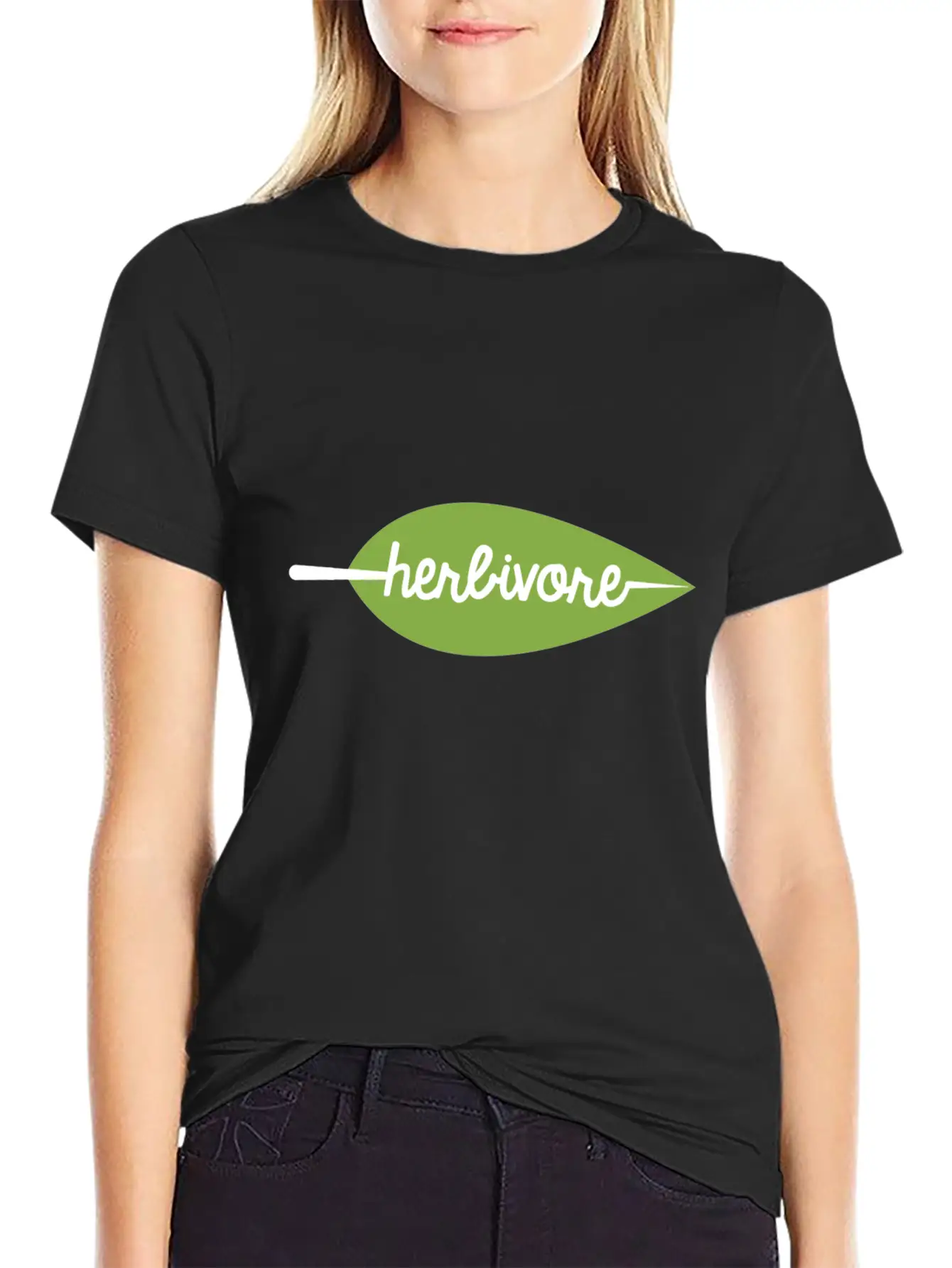 Vegetarian / Vegan Shirt. Eat Plants, No Animals. Stylish Everyday T-Shirt ��� Unisex Basic Cotton Tee