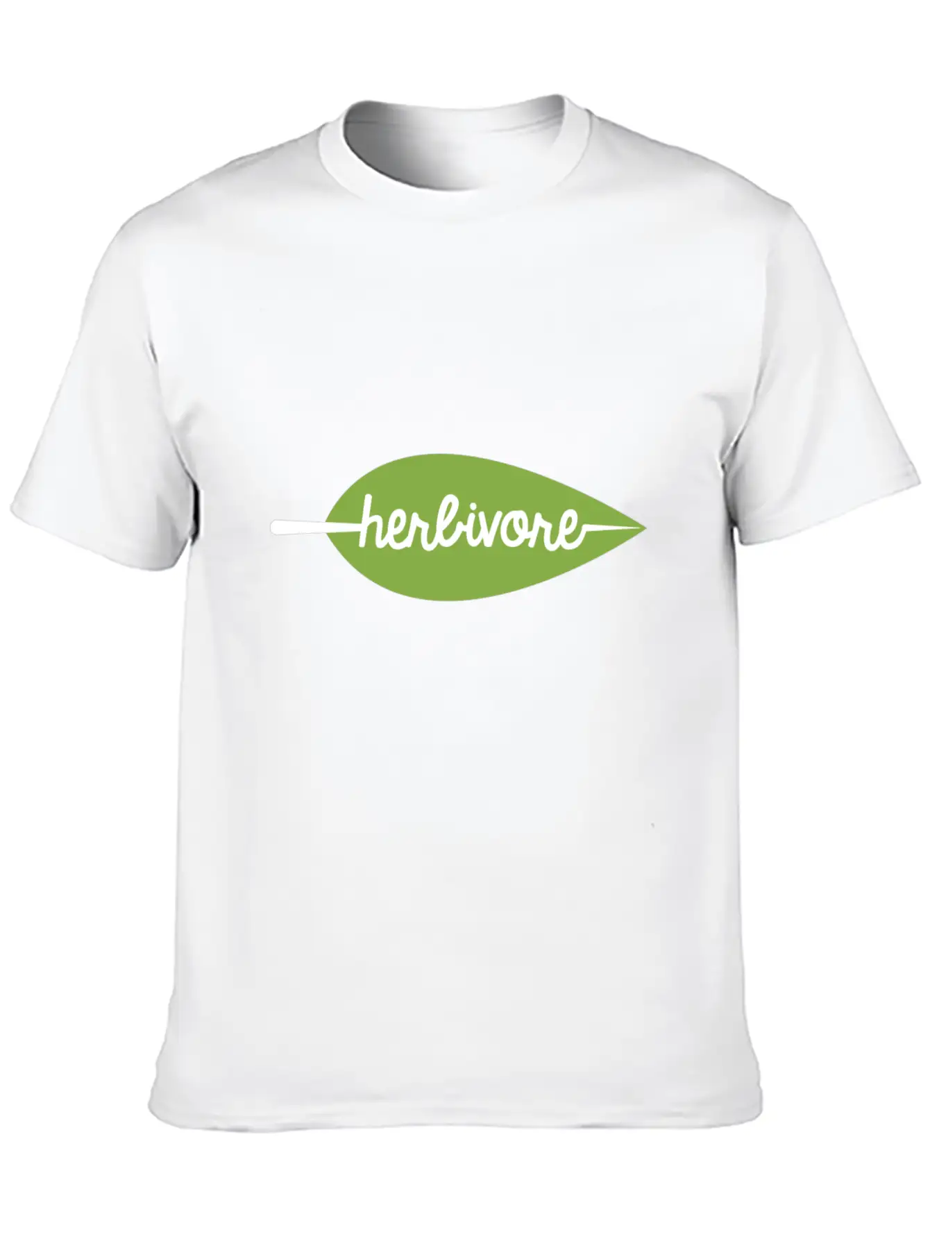 Vegetarian / Vegan Shirt. Eat Plants, No Animals. Stylish Everyday T-Shirt ��� Unisex Basic Cotton Tee