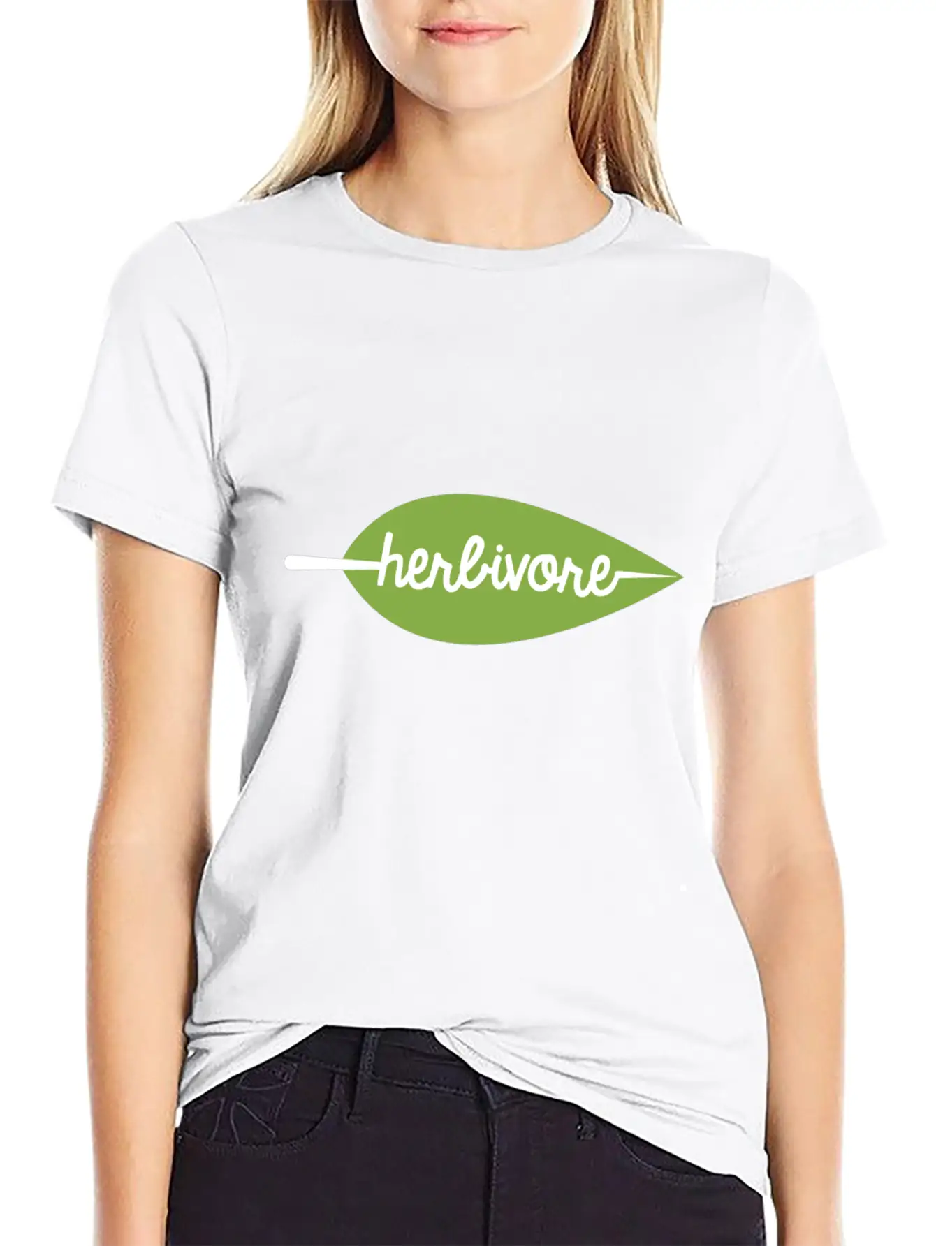 Vegetarian / Vegan Shirt. Eat Plants, No Animals. Stylish Everyday T-Shirt ��� Unisex Basic Cotton Tee