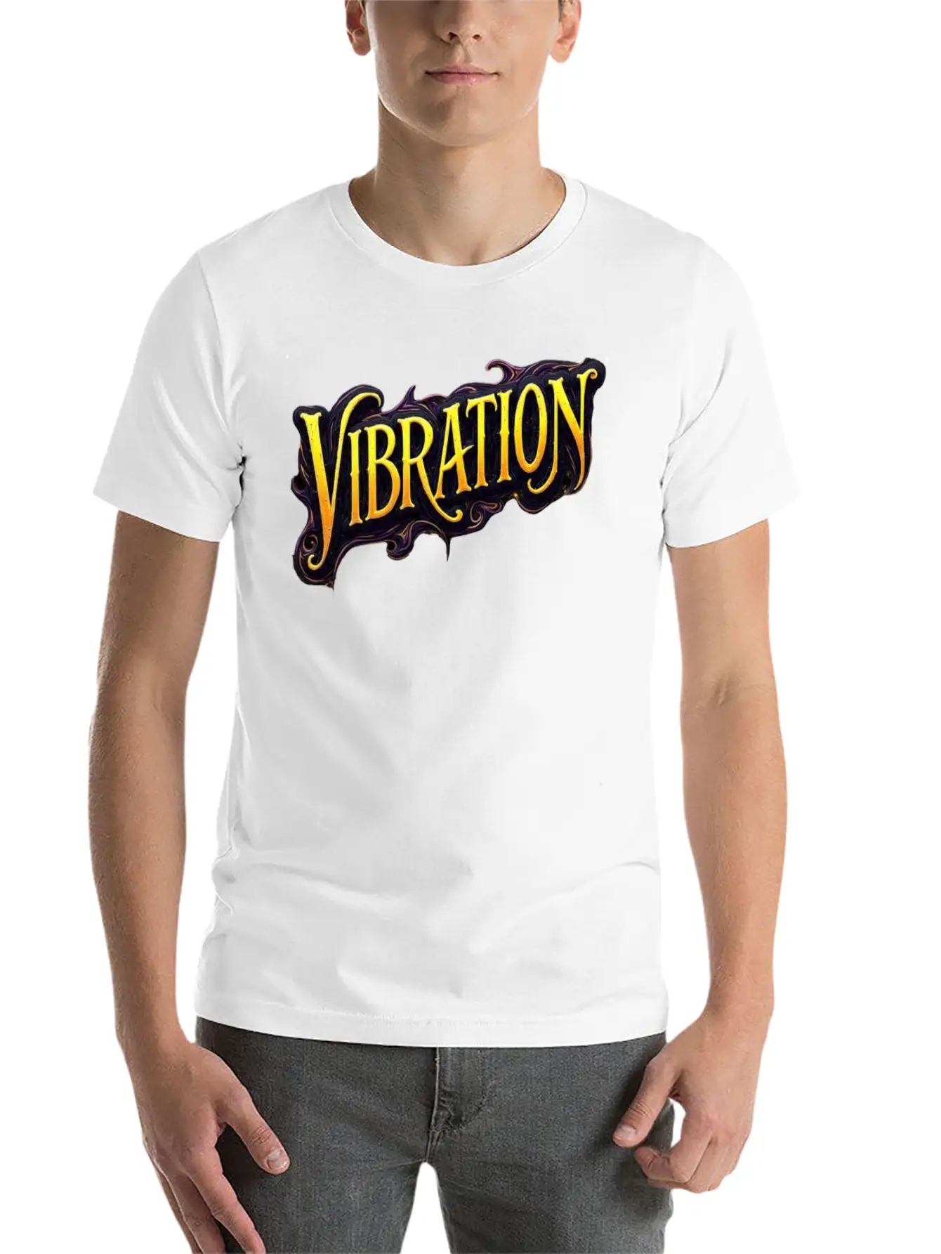 Vibration Basic Graphic T-Shirt – Daily Comfort In Soft Cotton