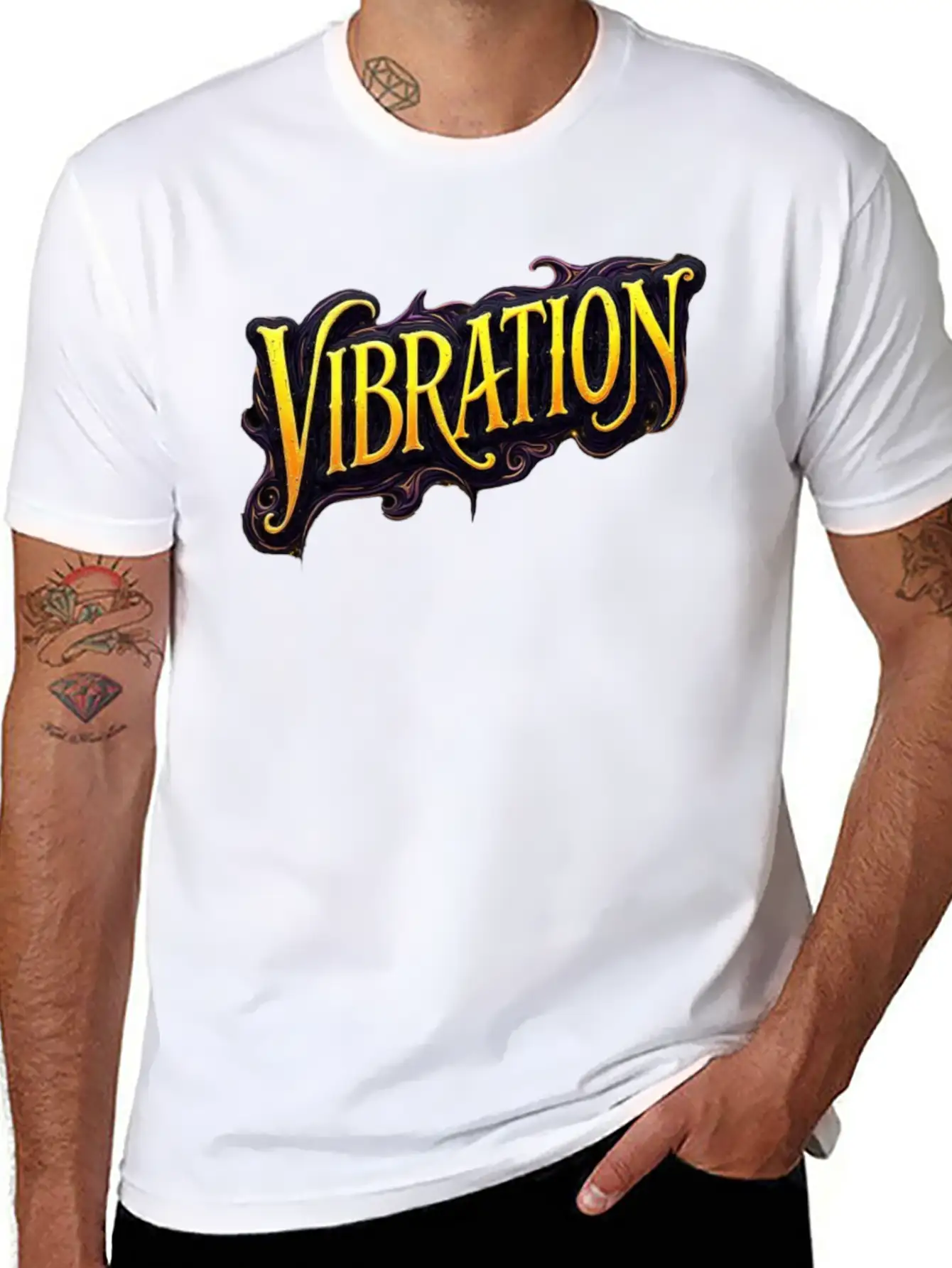 Vibration Basic Graphic T-Shirt – Daily Comfort In Soft Cotton