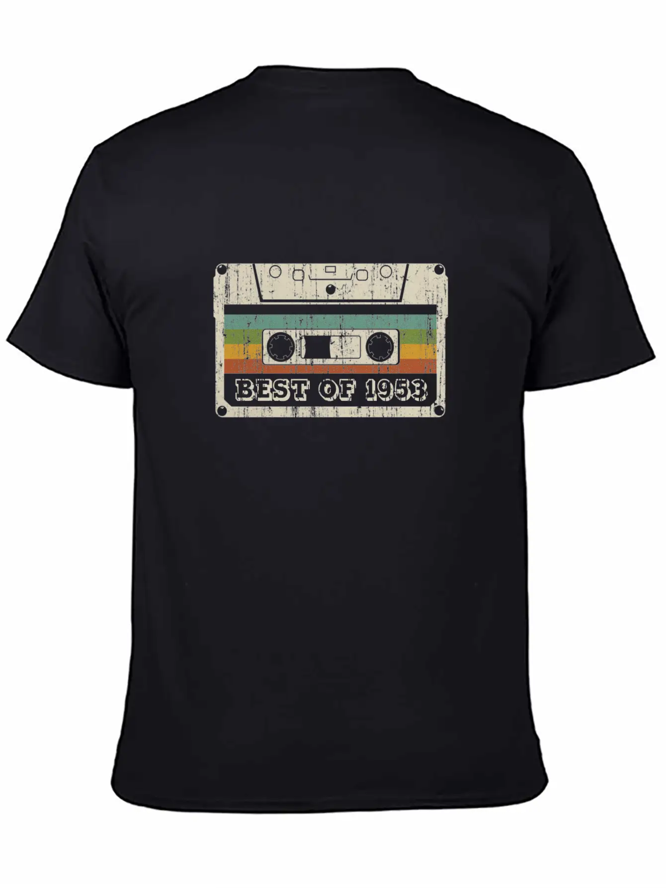 Vintage Cassette Best Of 1953 Birthday Gift Relaxed Everyday Tee – Lightweight And Durable Cotton