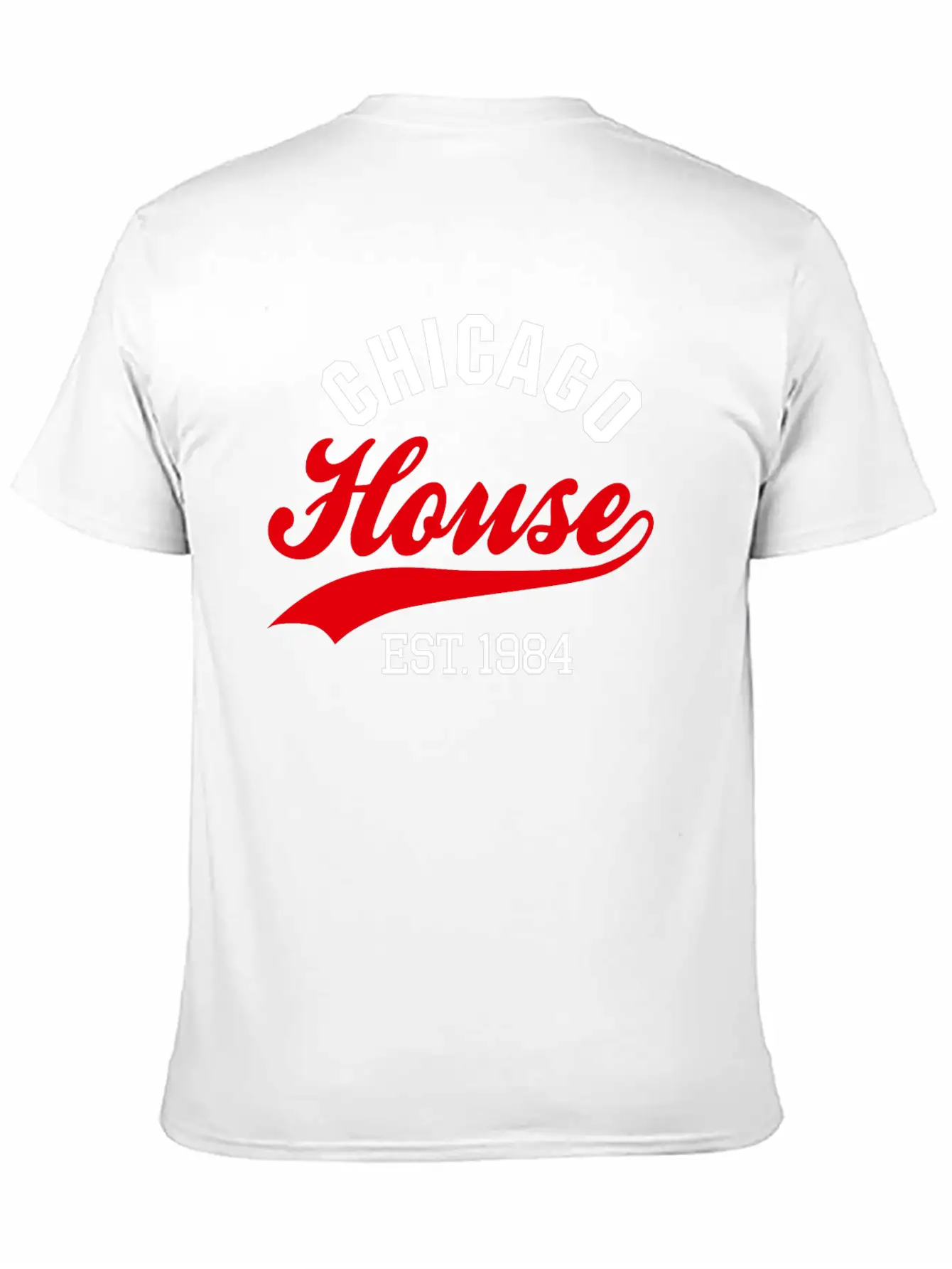 Vintage Chicago House Est. 1984 House Music Party Modern Fit Casual T-Shirt – Clean And Versatile Design