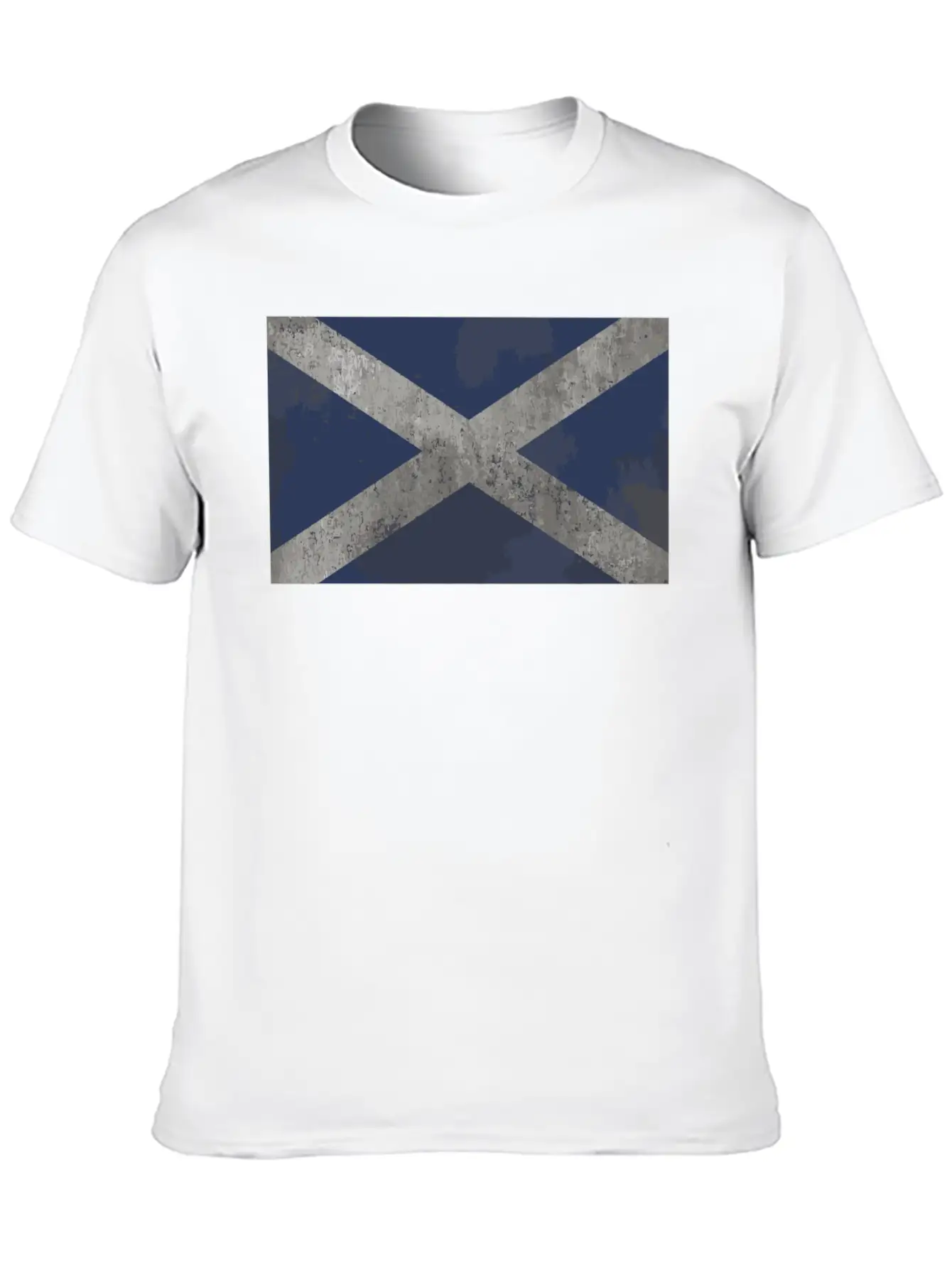 Vintage Scotland Flag Modern Fit Casual T-Shirt ��� Clean And Versatile Design