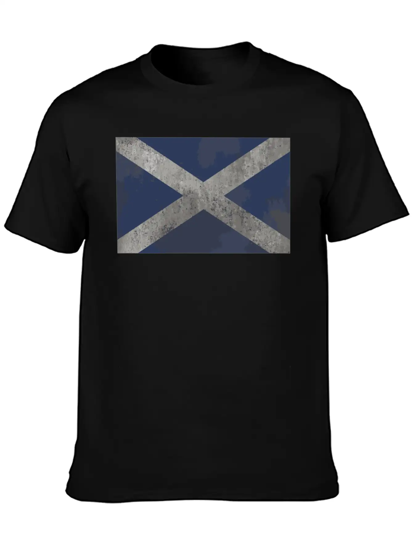 Vintage Scotland Flag Modern Fit Casual T-Shirt ��� Clean And Versatile Design