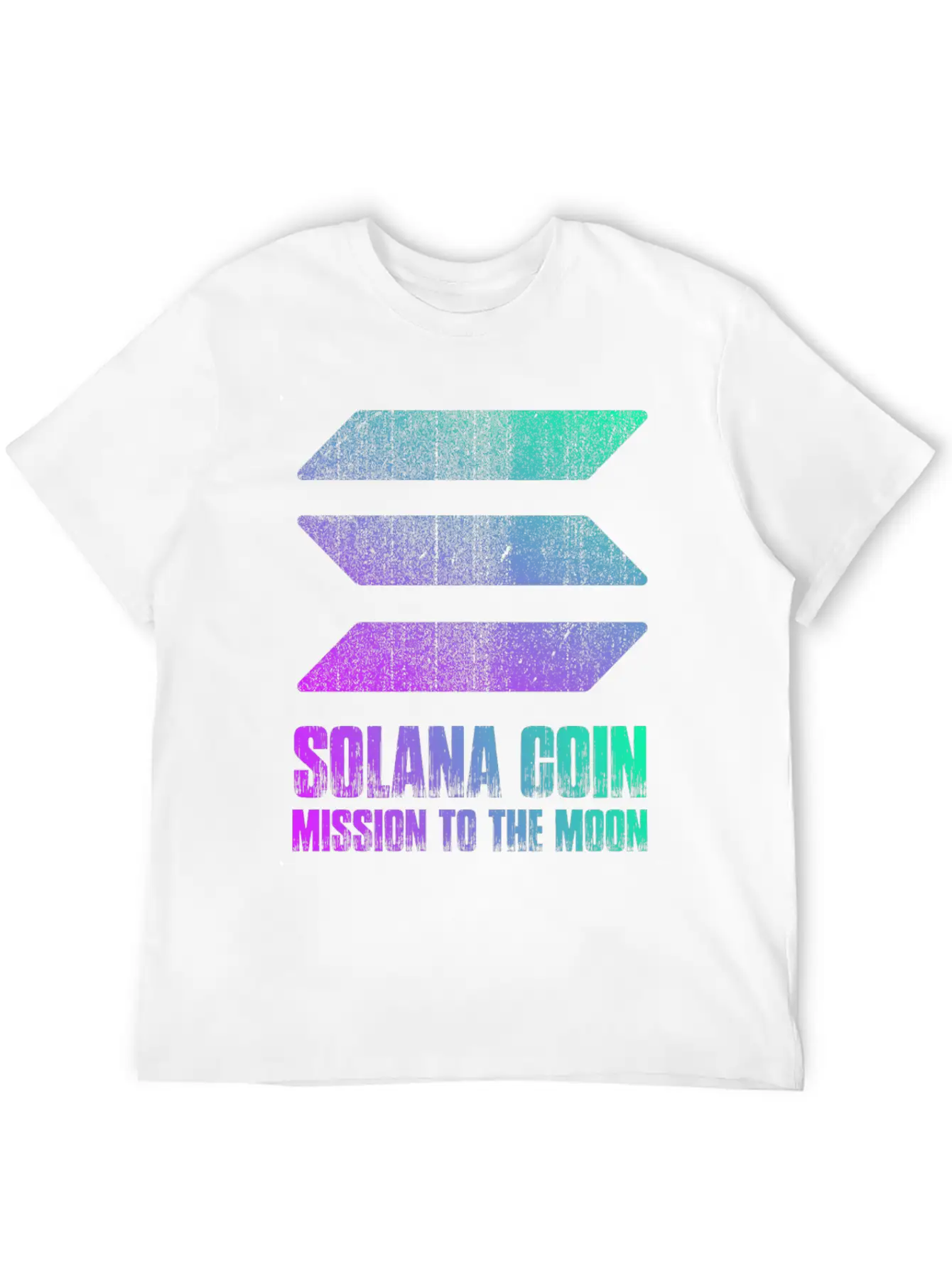 Vintage Solana Coin Mission To The Moon Crypto Soft Cotton Short Sleeve Tee – Unisex Wardrobe Staple
