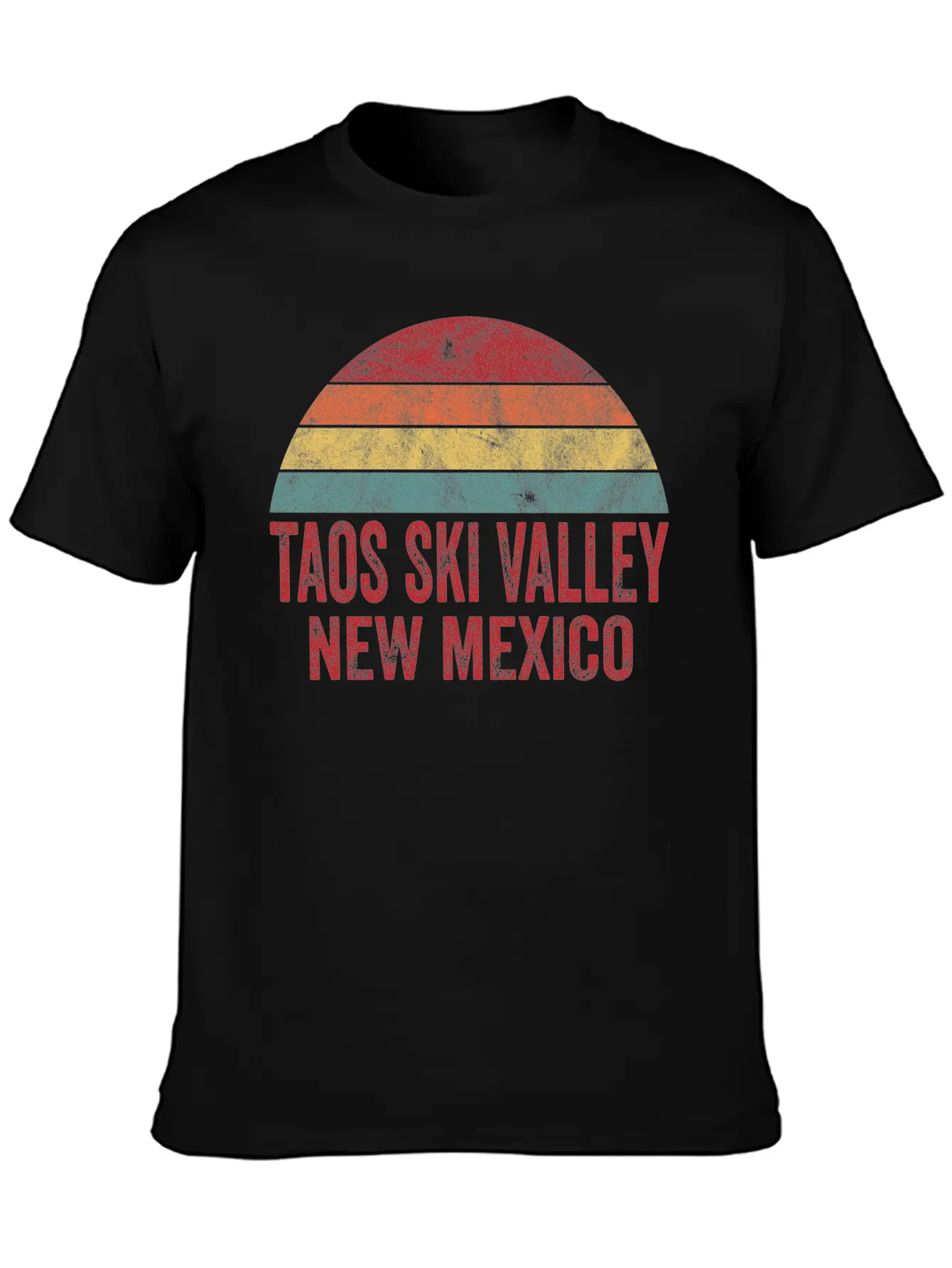 Vintage Taos Ski Valley New Mexico Classic Fit Graphic Tee For Daily Comfort – Unisex Cotton Shirt