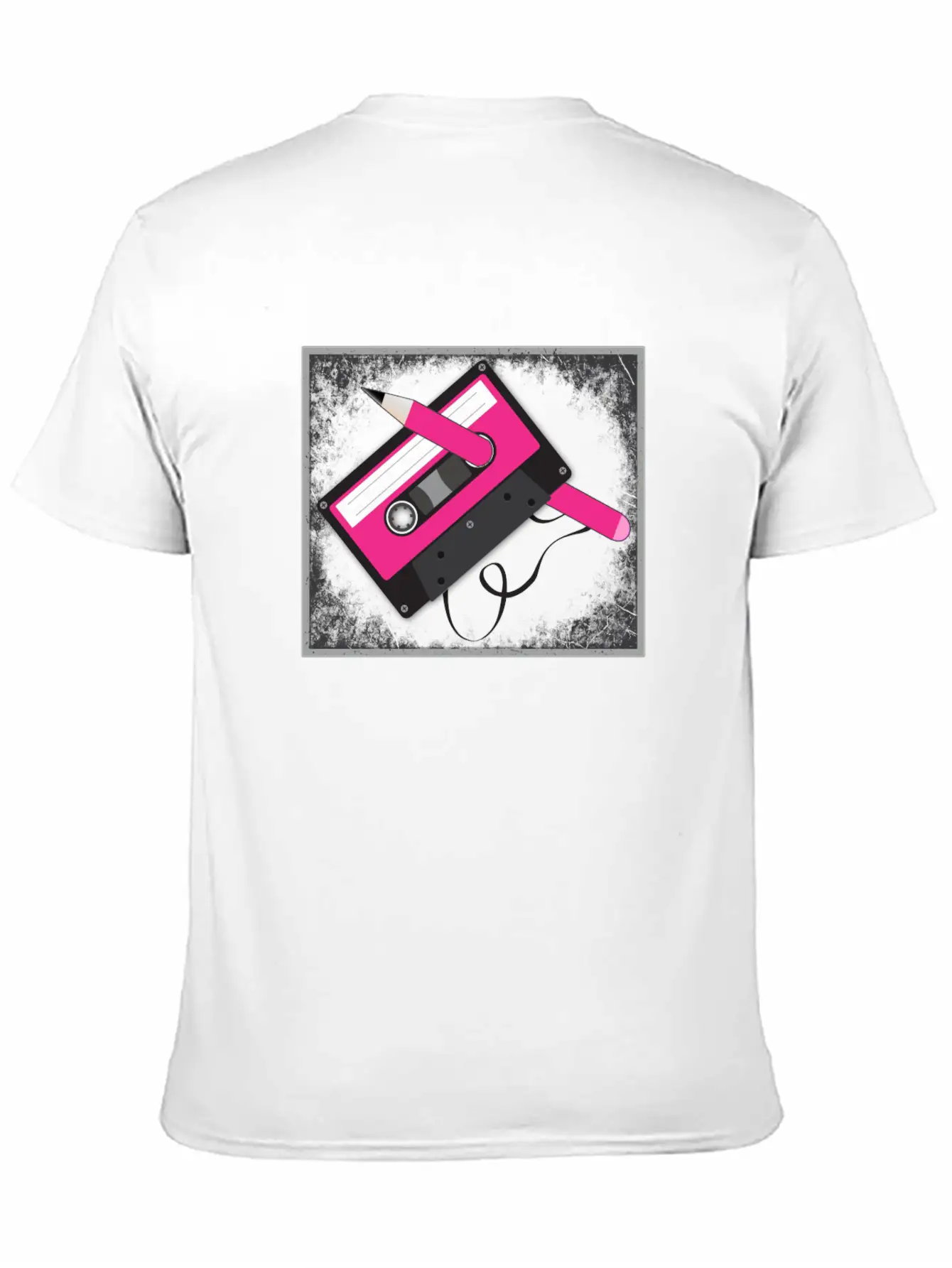 Vintage Tech Cassette Tape Unisex Casual T-Shirt – Clean Design For Daily Comfort