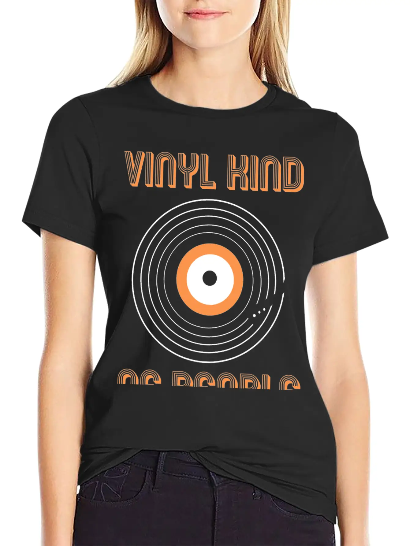 Vinyl Kind Of People Relaxed Everyday Tee – Lightweight And Durable Cotton