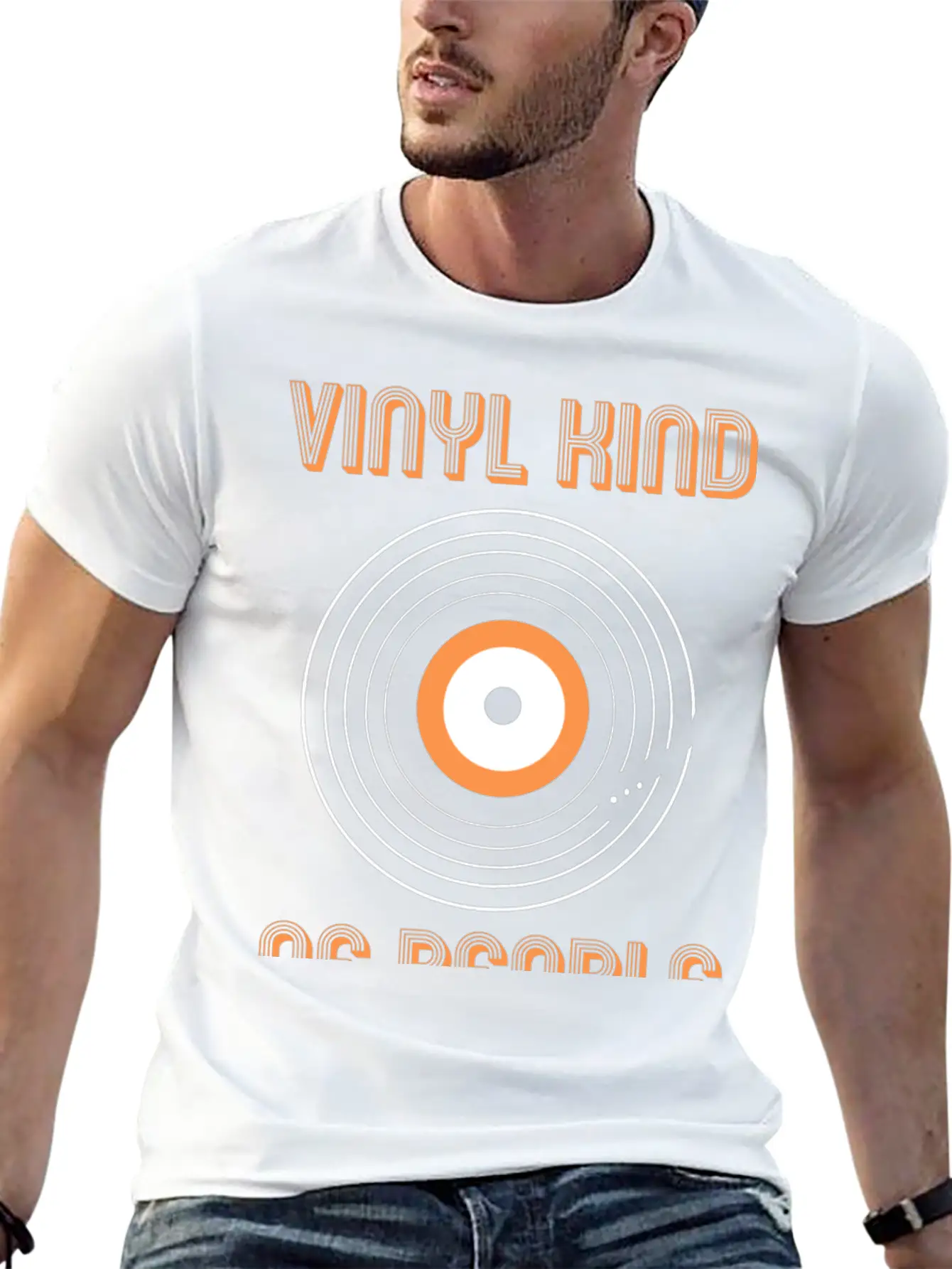 Vinyl Kind Of People Relaxed Everyday Tee – Lightweight And Durable Cotton