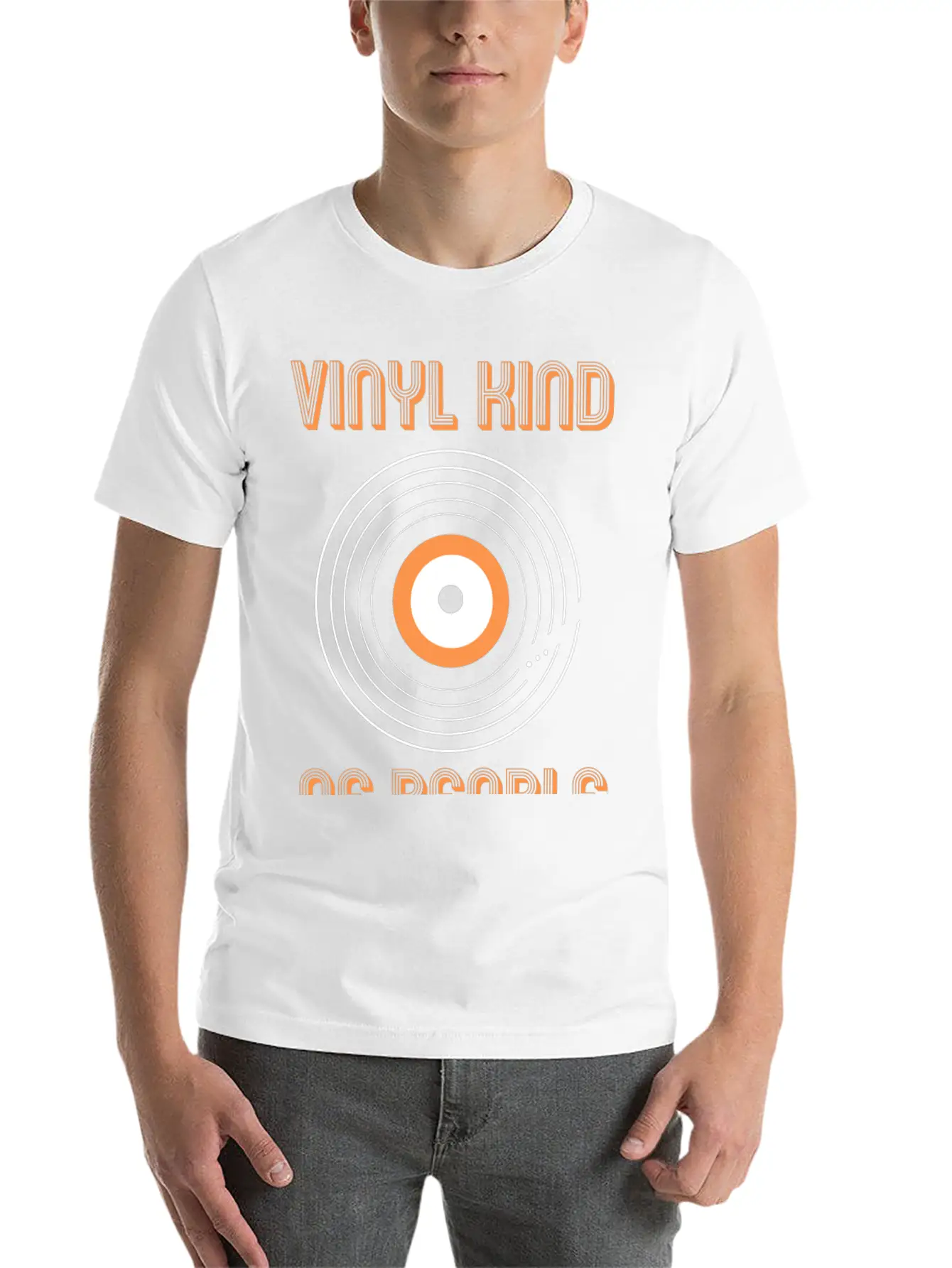 Vinyl Kind Of People Relaxed Everyday Tee – Lightweight And Durable Cotton