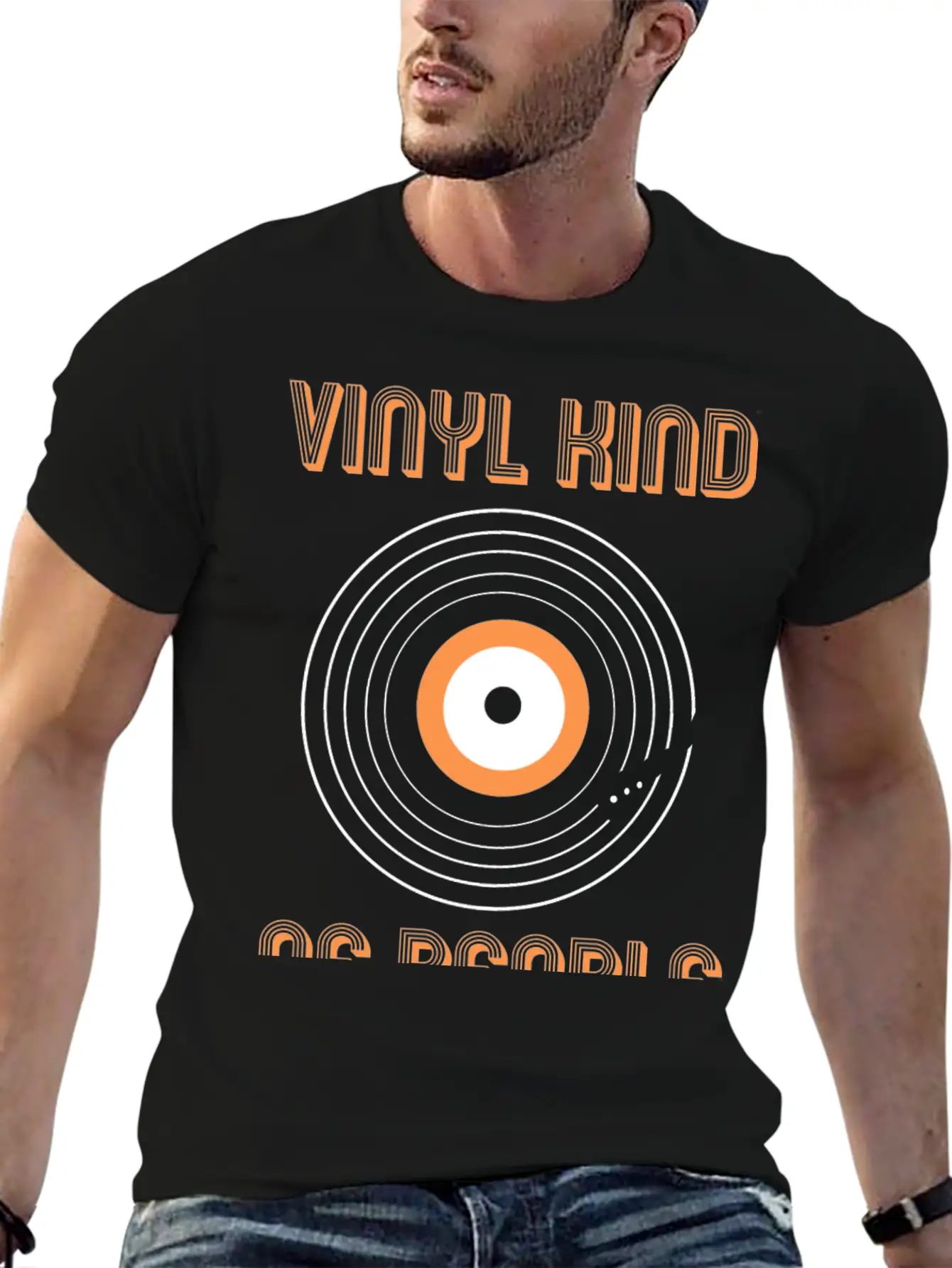 Vinyl Kind Of People Relaxed Everyday Tee – Lightweight And Durable Cotton
