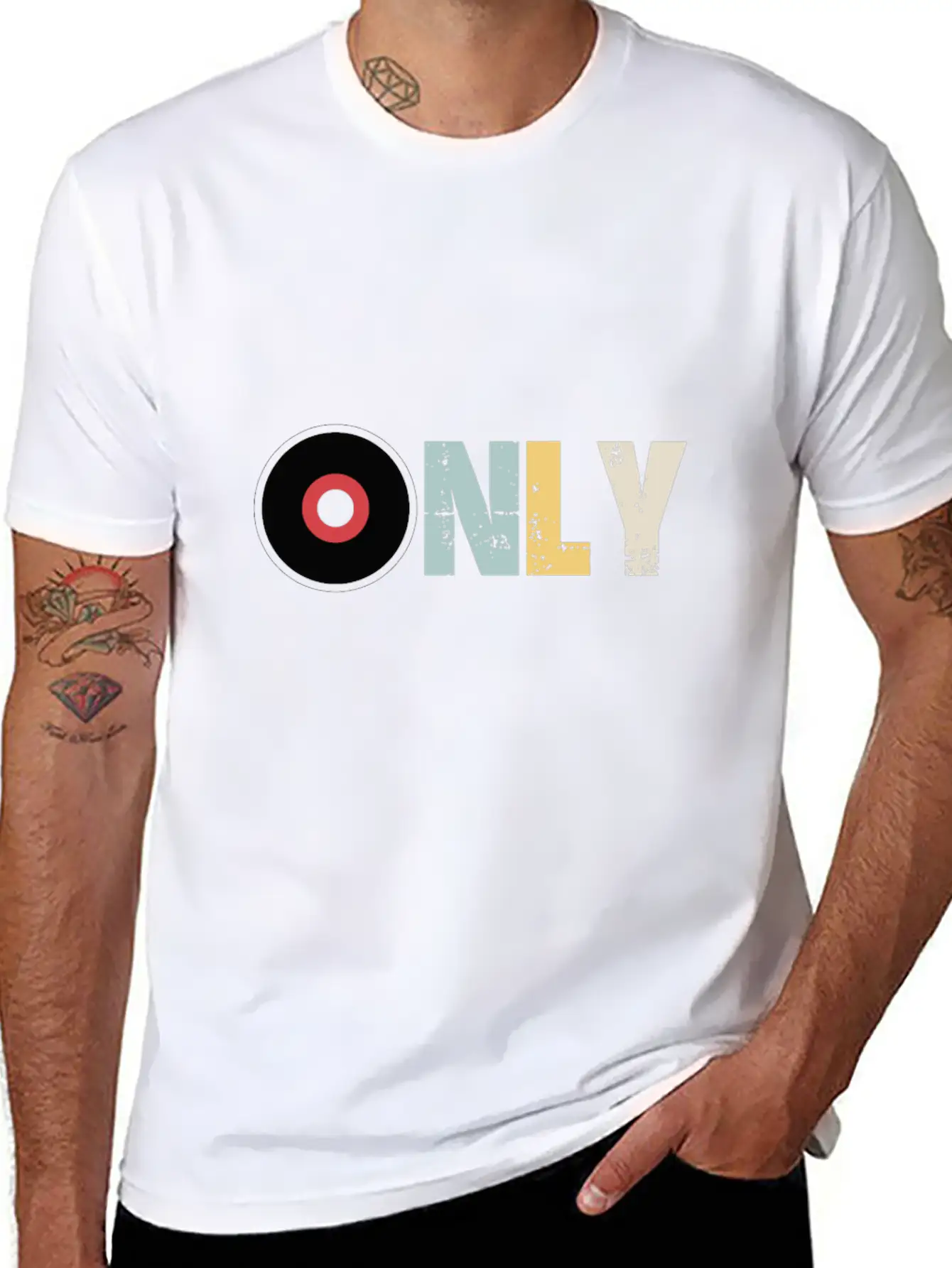 VINYL ONLY Essential Cotton Tee For Daily Outfits – Unisex Style