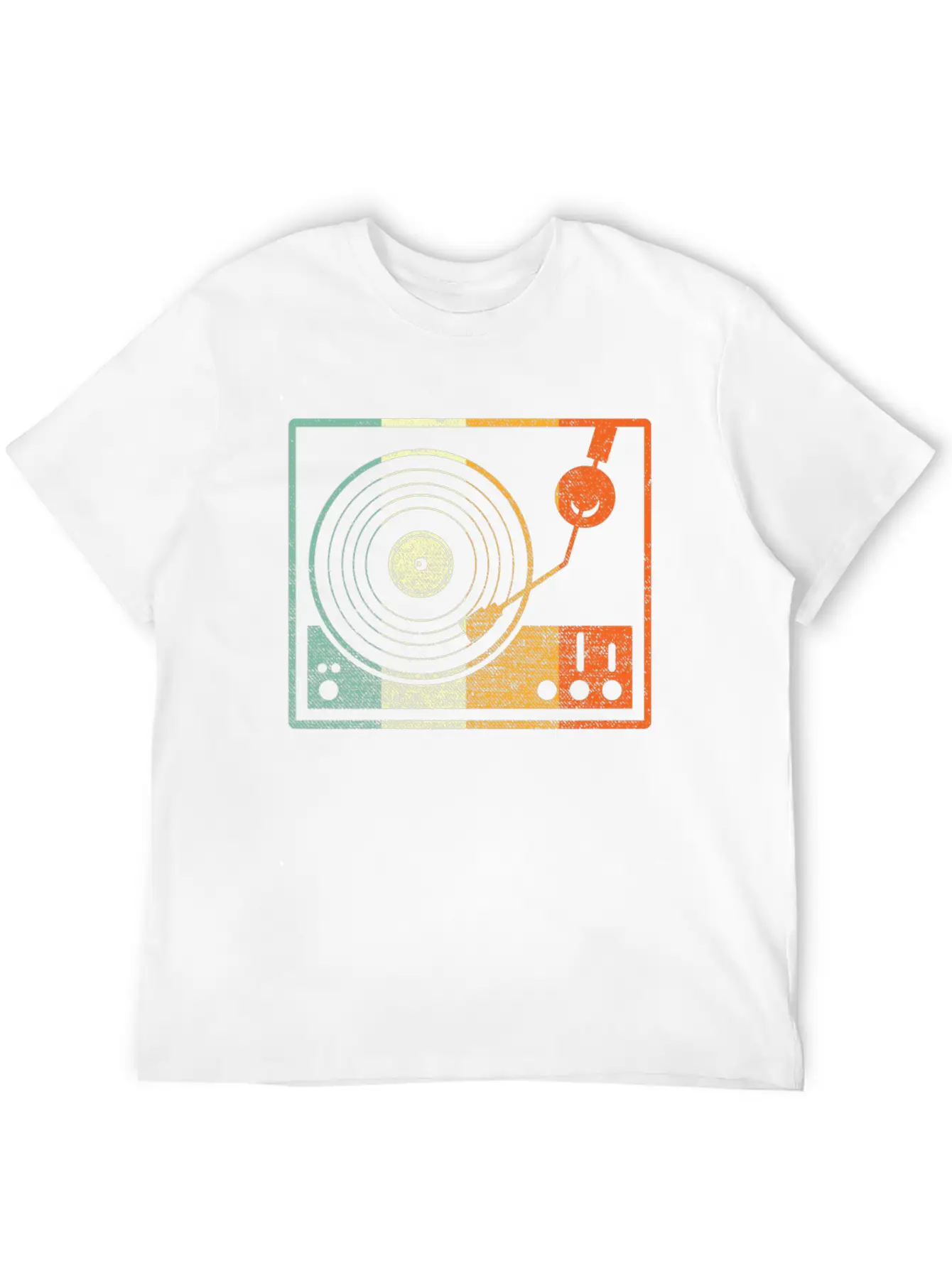 Vinyl Retro Basic Graphic T-Shirt – Daily Comfort In Soft Cotton