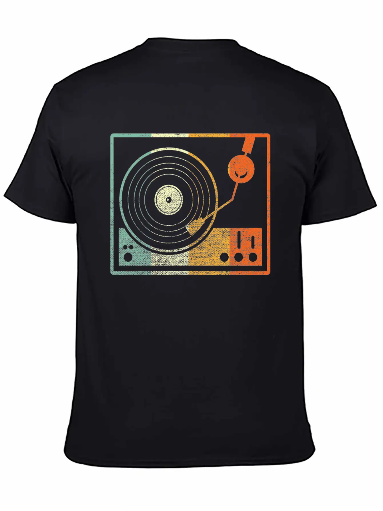 Vinyl Retro Basic Graphic T-Shirt – Daily Comfort In Soft Cotton