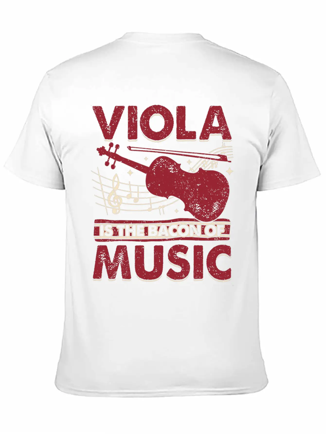 Viola Is The Bacon Of Music Basic Graphic T-Shirt – Daily Comfort In Soft Cotton