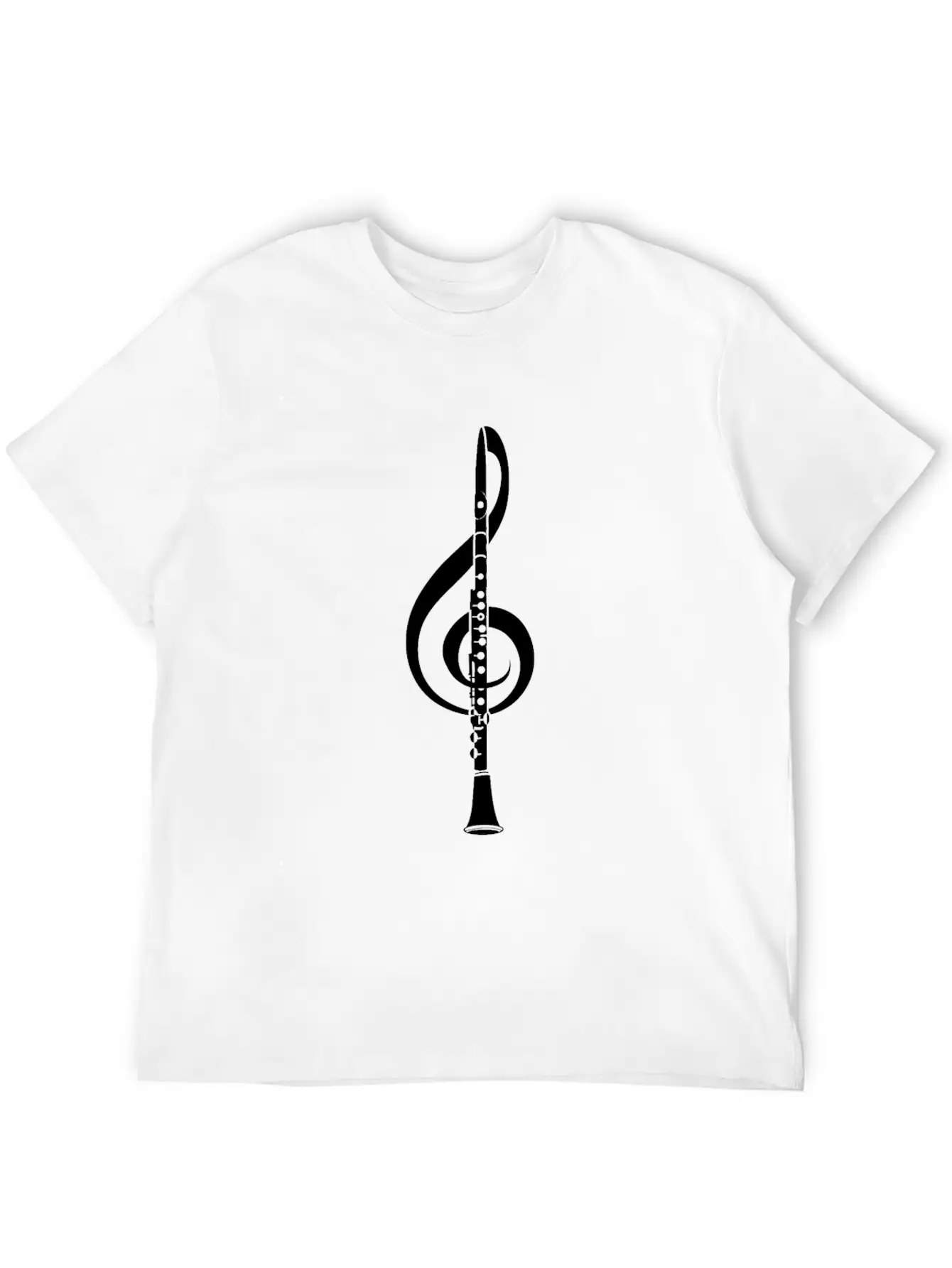 Violin Key Flutist And Musician Gift Basic Graphic T-Shirt – Daily Comfort In Soft Cotton