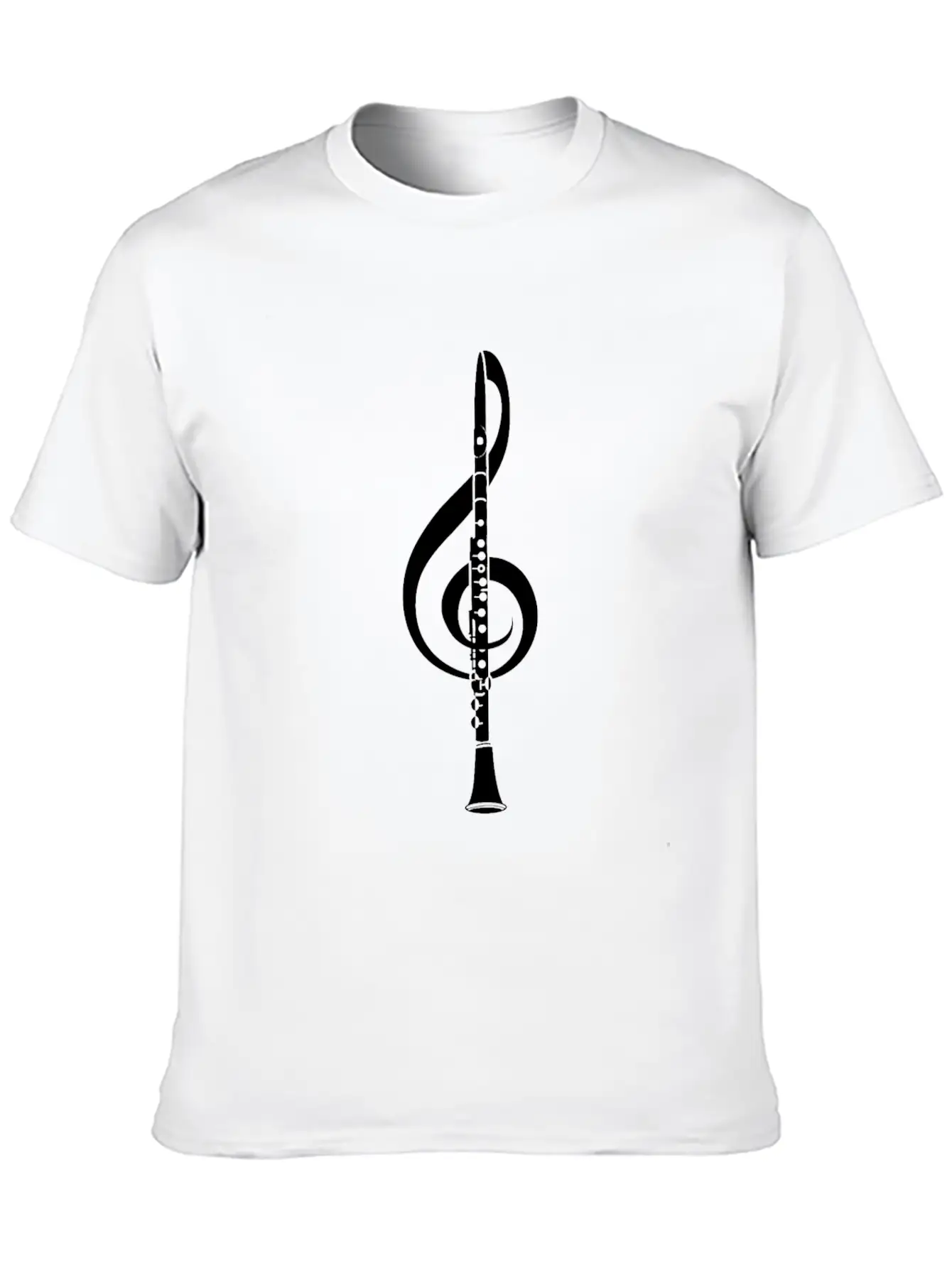 Violin Key Flutist And Musician Gift Basic Graphic T-Shirt – Daily Comfort In Soft Cotton