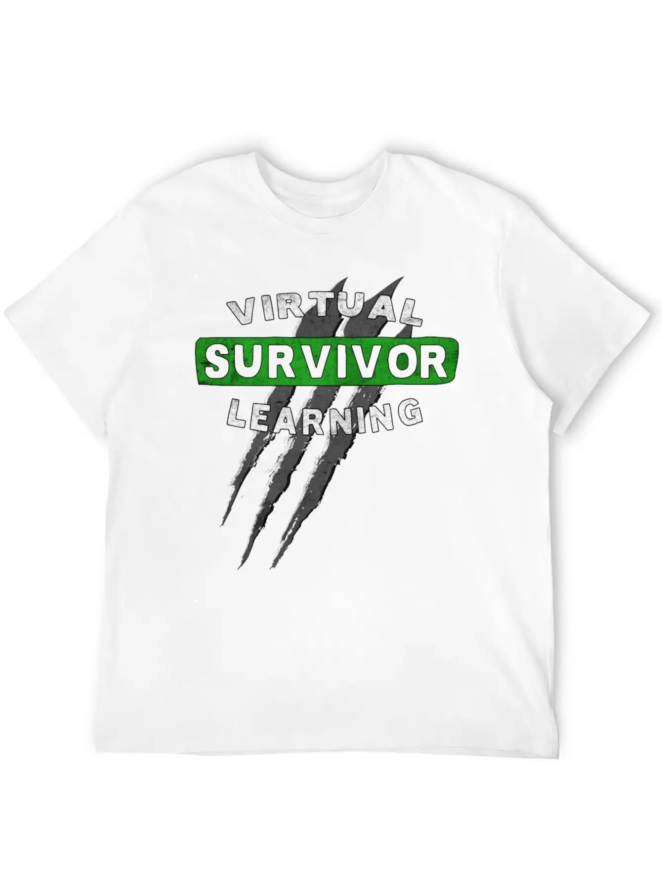 Virtual Learning Survivor, Back To School Essential Cotton Tee For Daily Outfits – Unisex Style