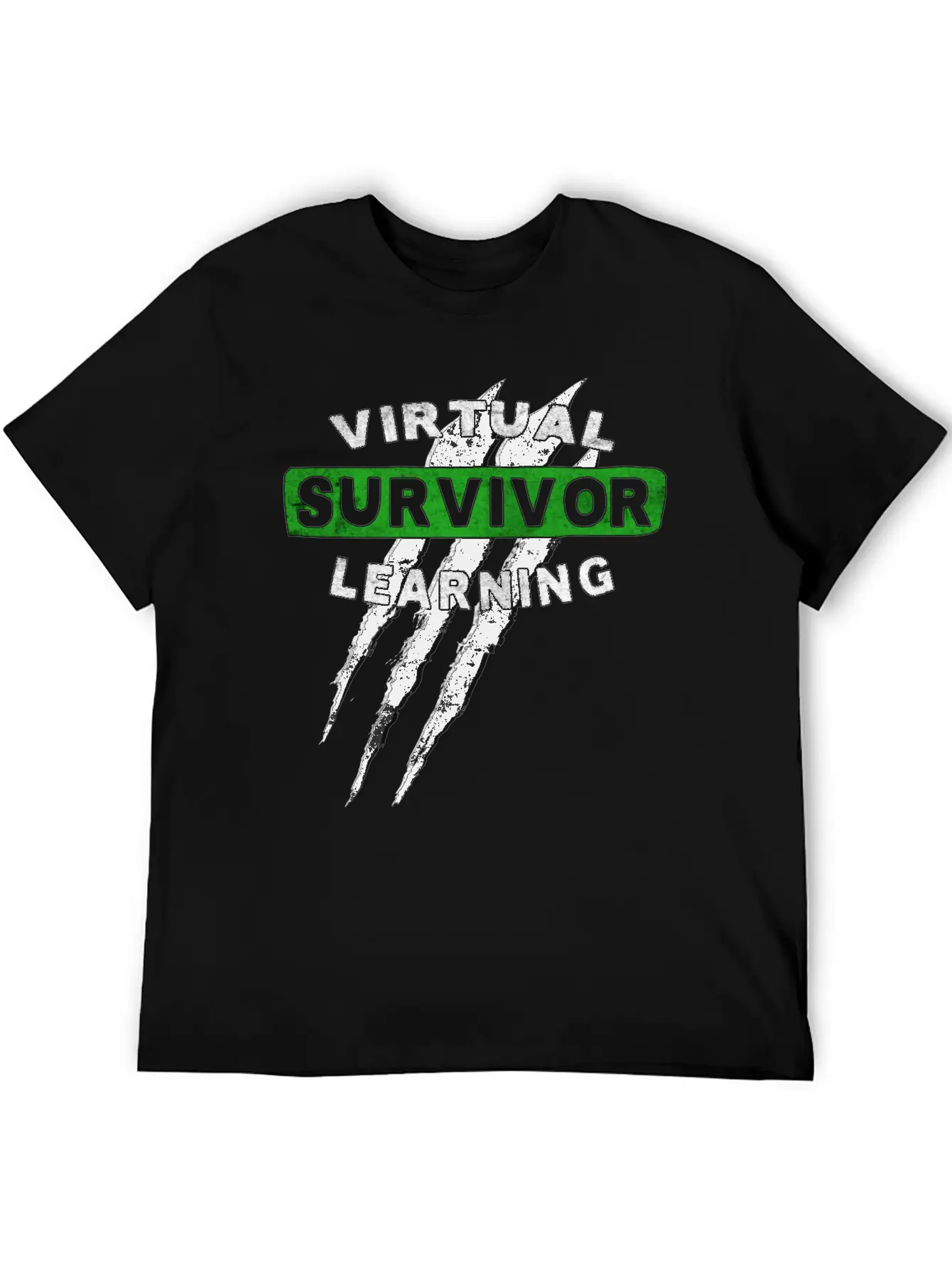 Virtual Learning Survivor, Back To School Essential Cotton Tee For Daily Outfits – Unisex Style