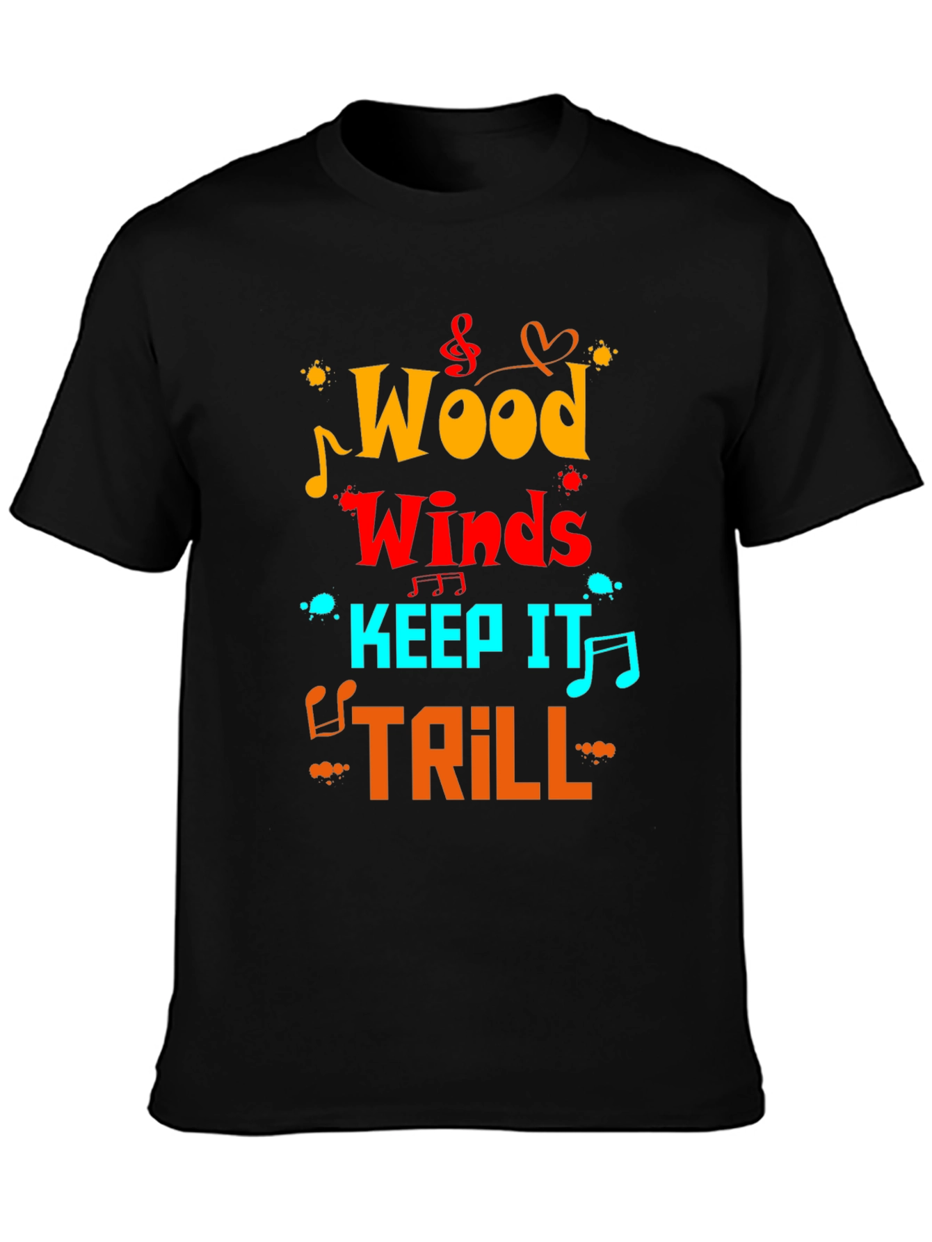 Woodwinds Keep It Trill Music T-Shirt