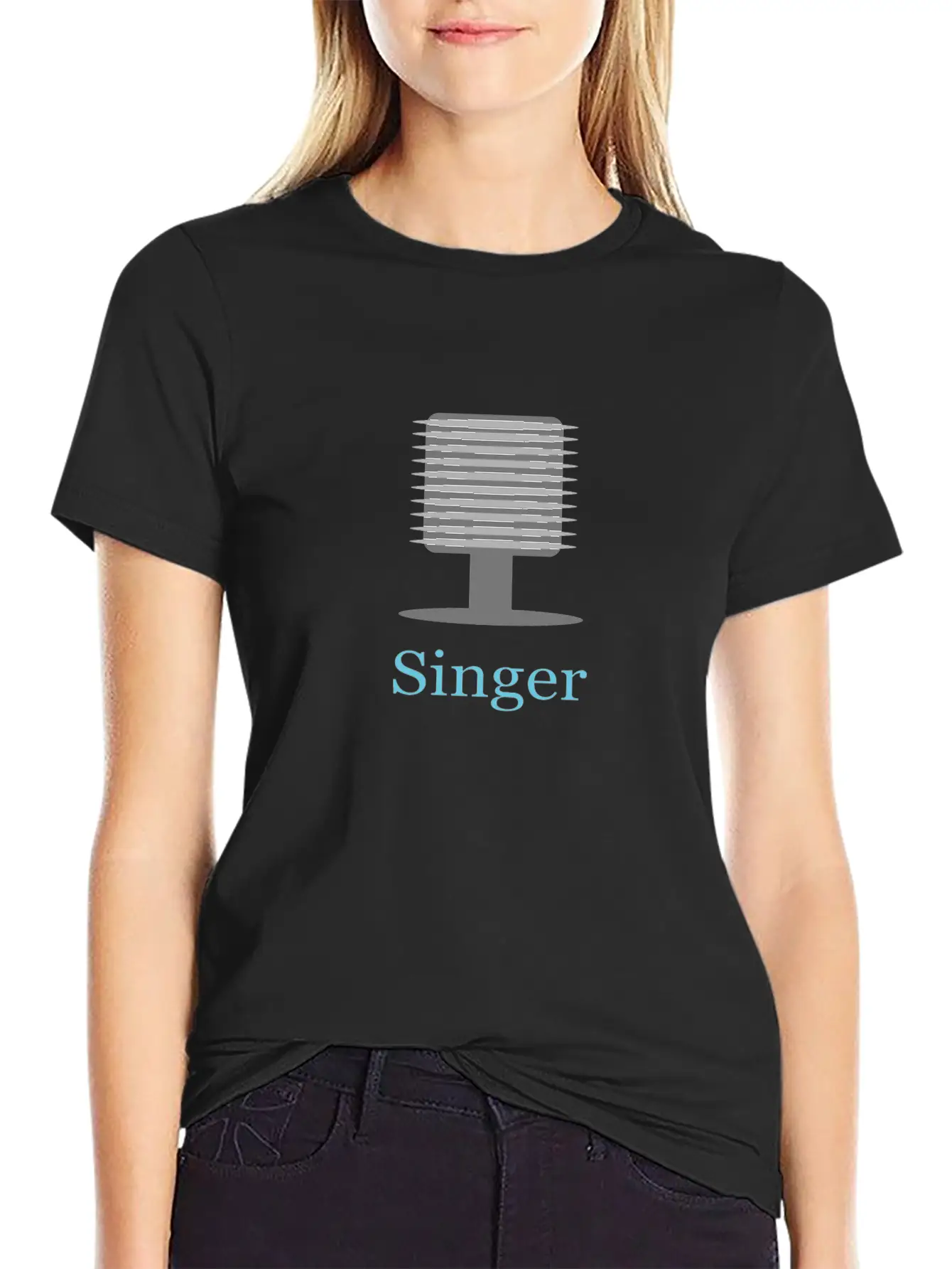 Vocal Microphone For Him Classic Fit Graphic Tee For Daily Comfort – Unisex Cotton Shirt