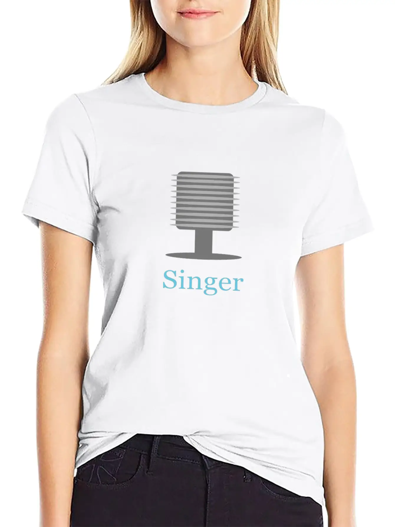 Vocal Microphone For Him Classic Fit Graphic Tee For Daily Comfort – Unisex Cotton Shirt
