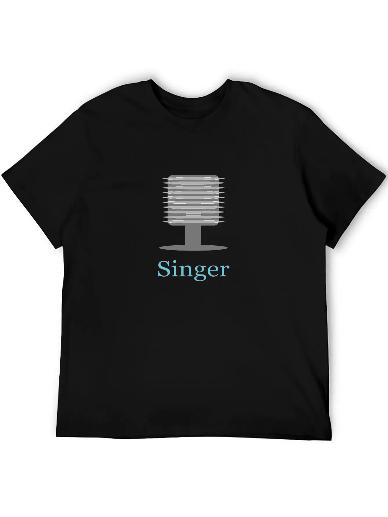 Vocal Microphone For Him Classic Fit Graphic Tee For Daily Comfort – Unisex Cotton Shirt