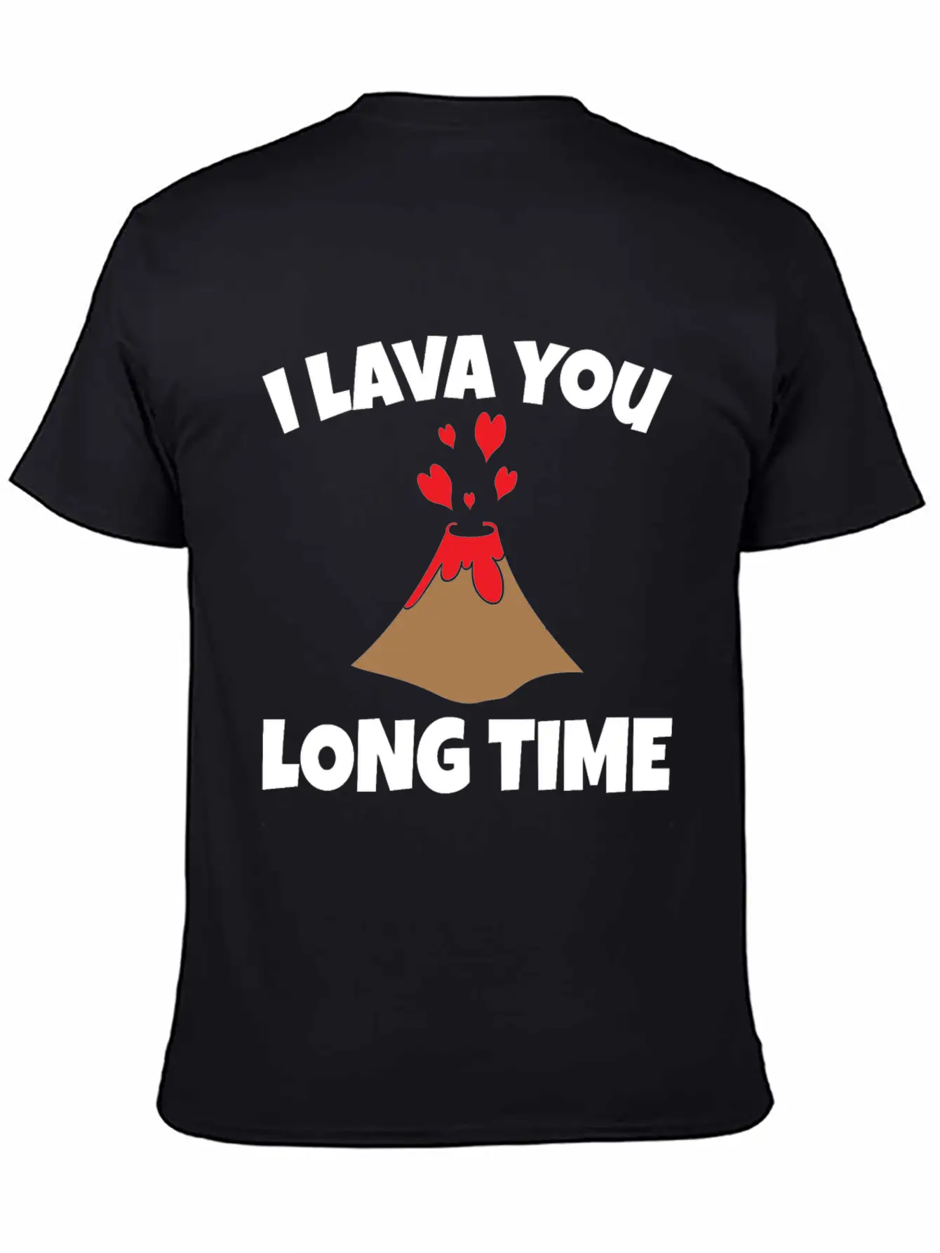 Volcano Lava Funny Lightweight Cotton T-Shirt – Daily Comfort Graphic Shirt