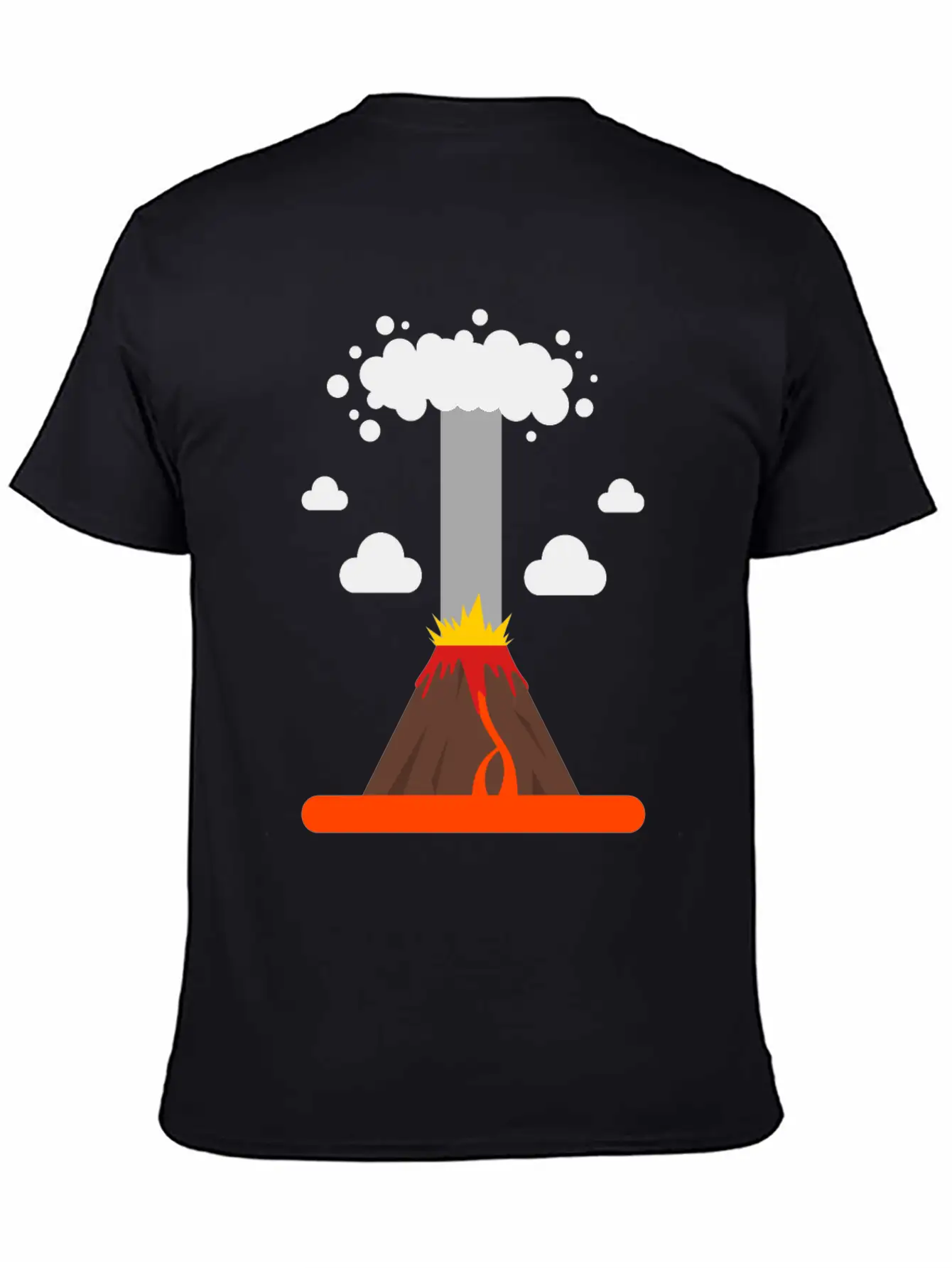 Volcano Lava Girls Boys Volcano Lover Comfortable Minimalist Graphic Tee – Summer Style Essential