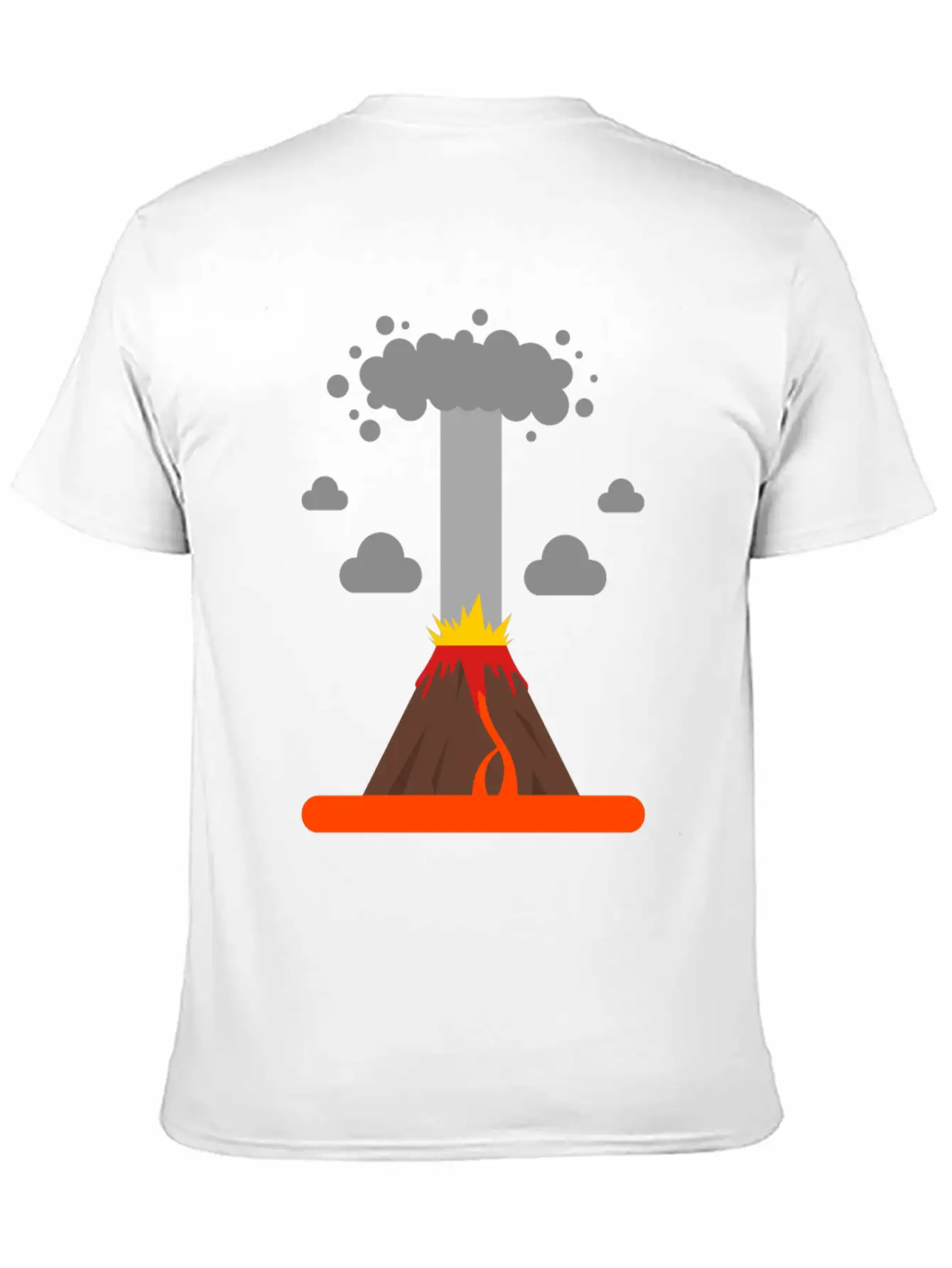 Volcano Lava Girls Boys Volcano Lover Comfortable Minimalist Graphic Tee – Summer Style Essential
