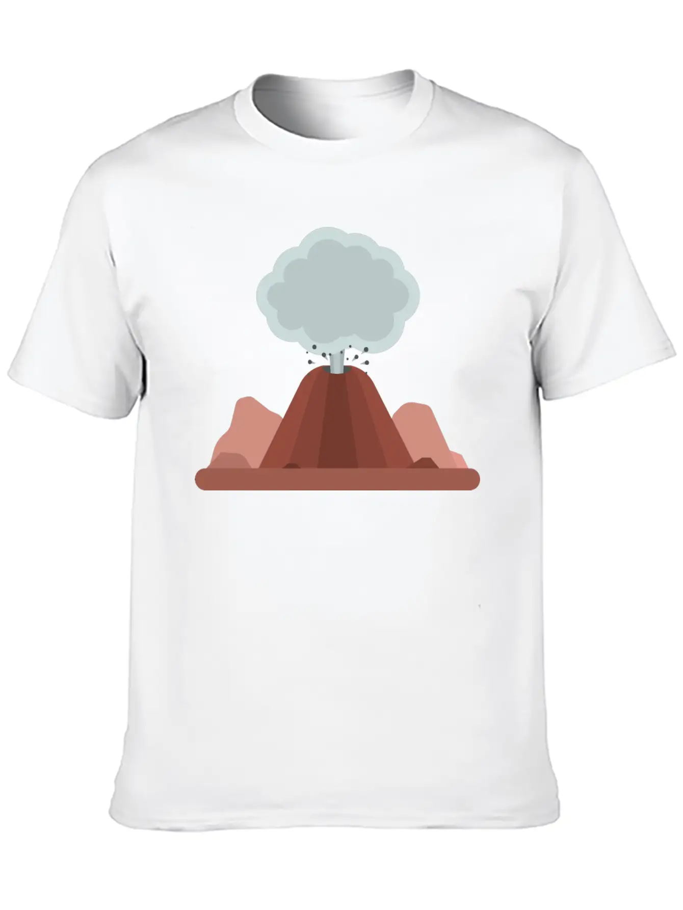Volcano Stylish Everyday T-Shirt – Unisex Basic Cotton Tee