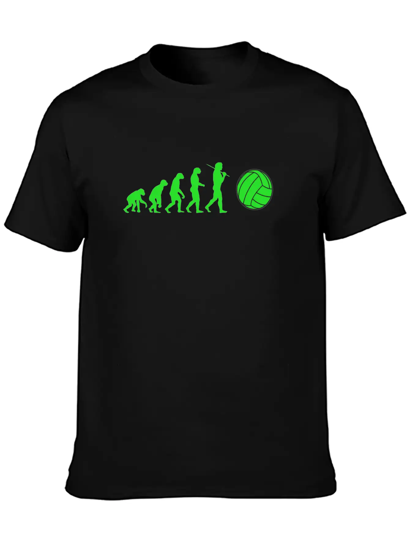 Volleyball Evolution Sport Volleyballer Ball Dig Essential Cotton Tee For Daily Outfits – Unisex Style