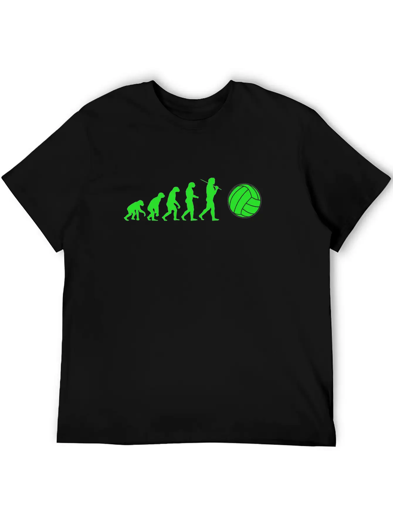 Volleyball Evolution Sport Volleyballer Ball Dig Essential Cotton Tee For Daily Outfits – Unisex Style