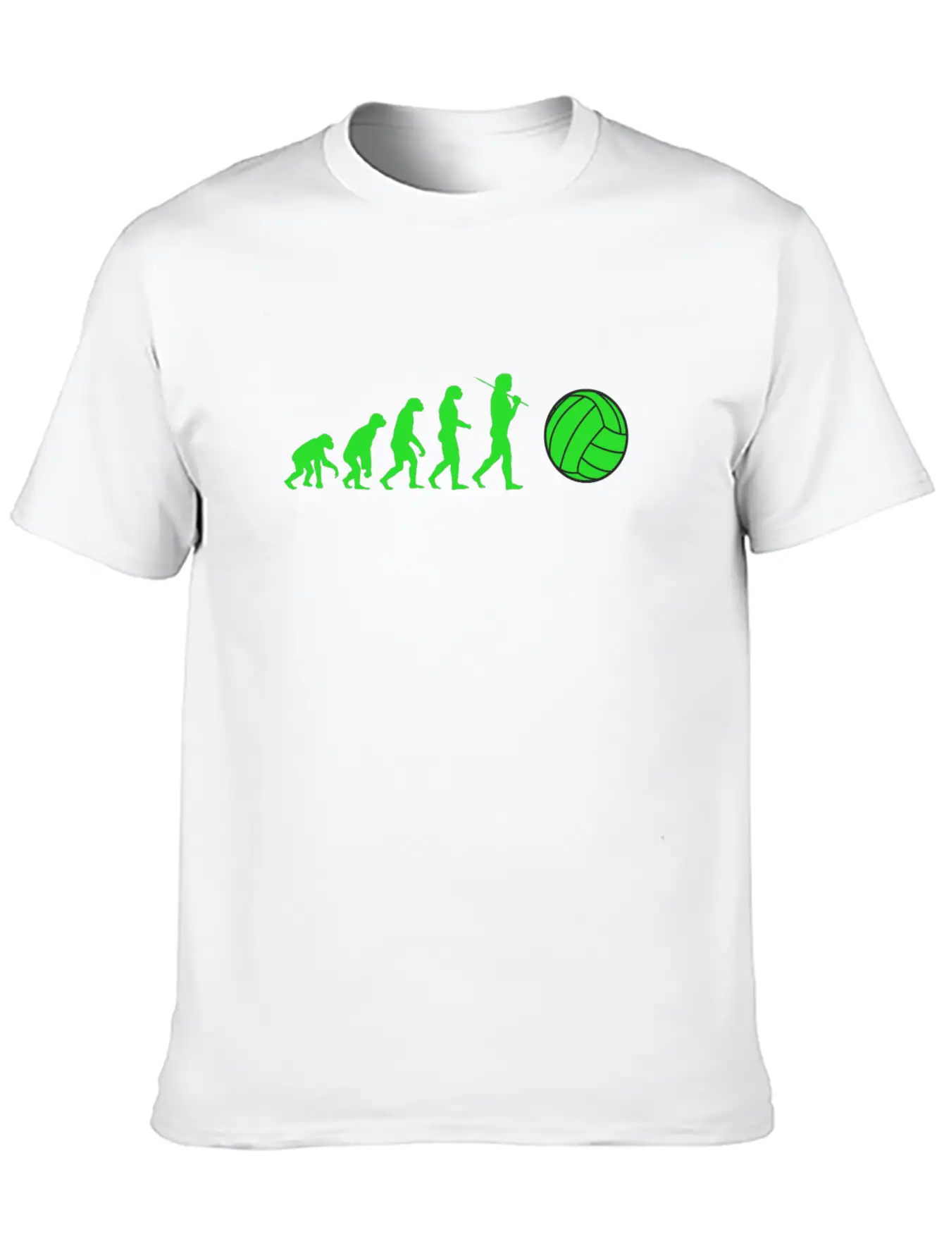 Volleyball Evolution Sport Volleyballer Ball Dig Essential Cotton Tee For Daily Outfits – Unisex Style