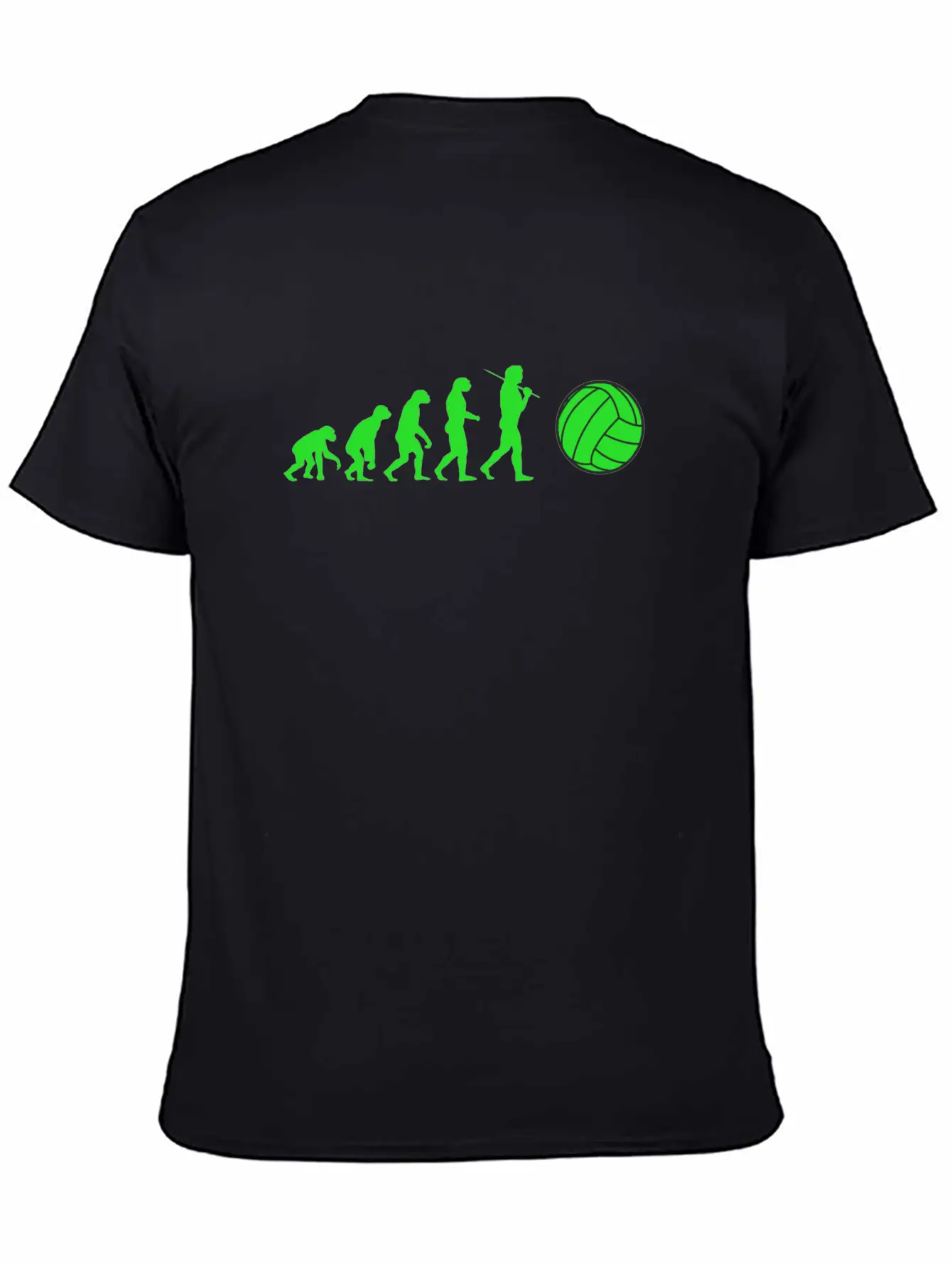 Volleyball Evolution Sport Volleyballer Ball Dig Essential Cotton Tee For Daily Outfits – Unisex Style