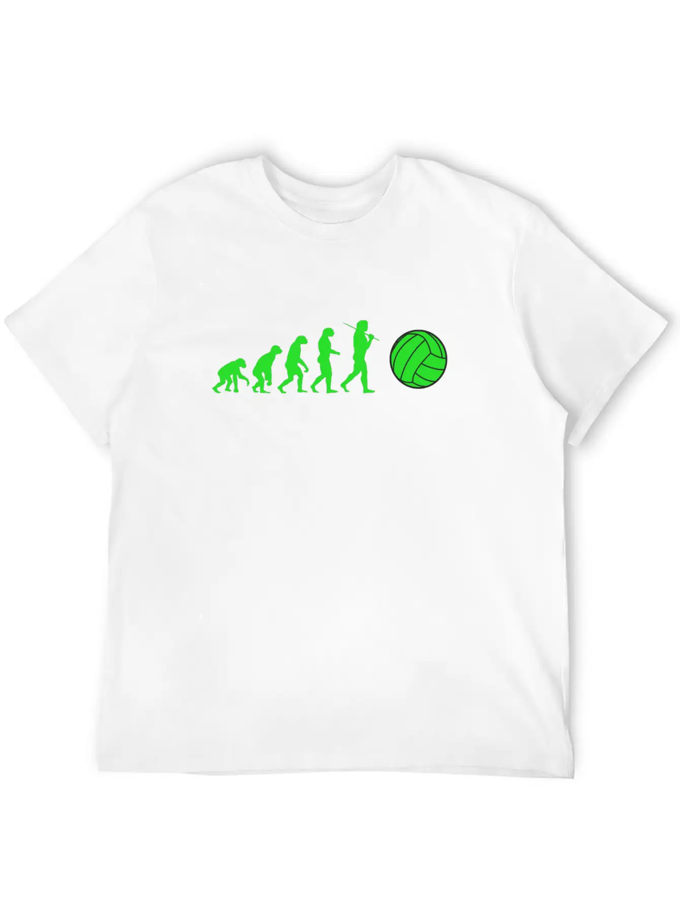 Volleyball Evolution Sport Volleyballer Ball Dig Essential Cotton Tee For Daily Outfits – Unisex Style