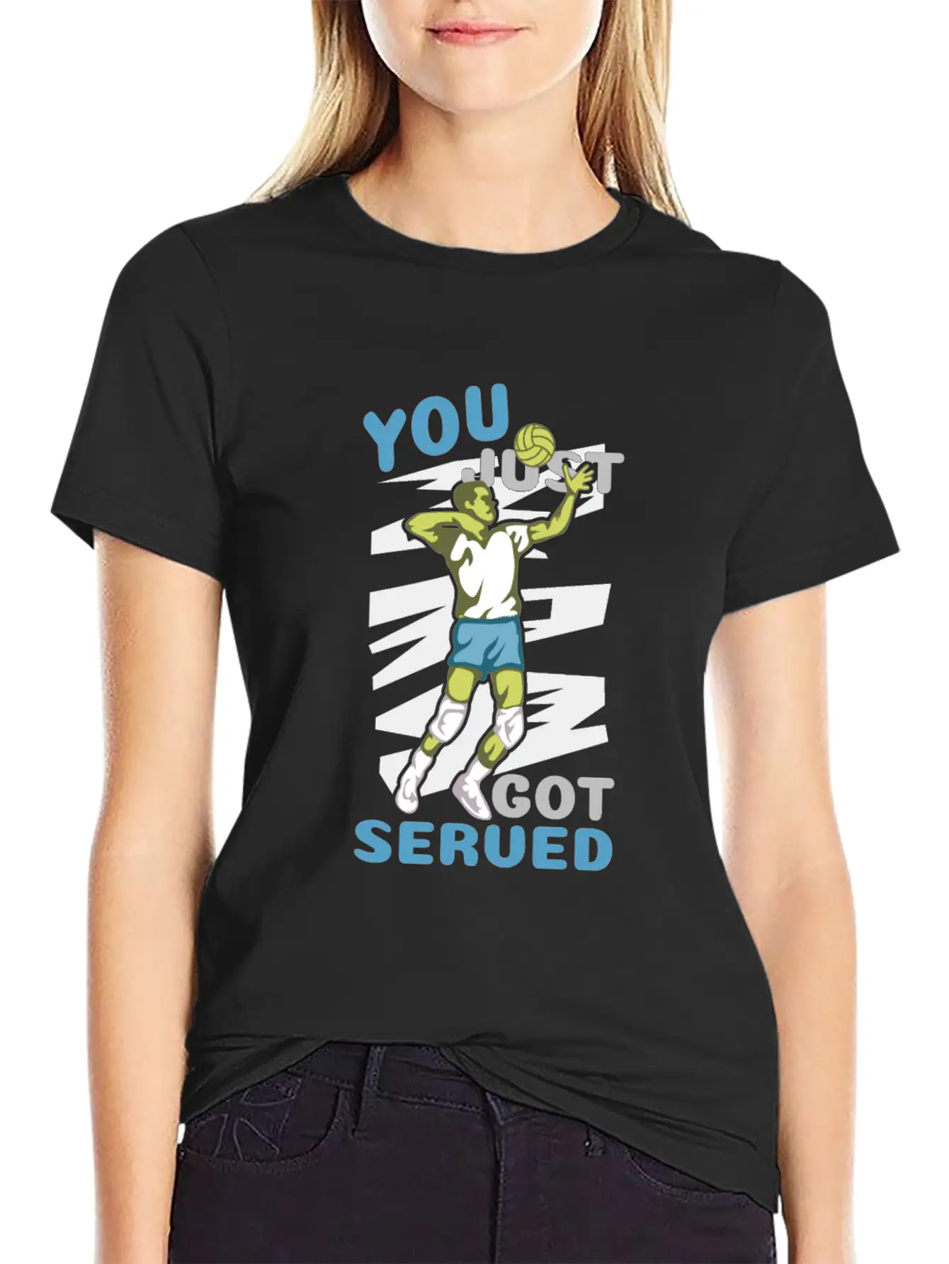 Volleyball Got Served You Champions Gift Essential Cotton Tee For Daily Outfits – Unisex Style