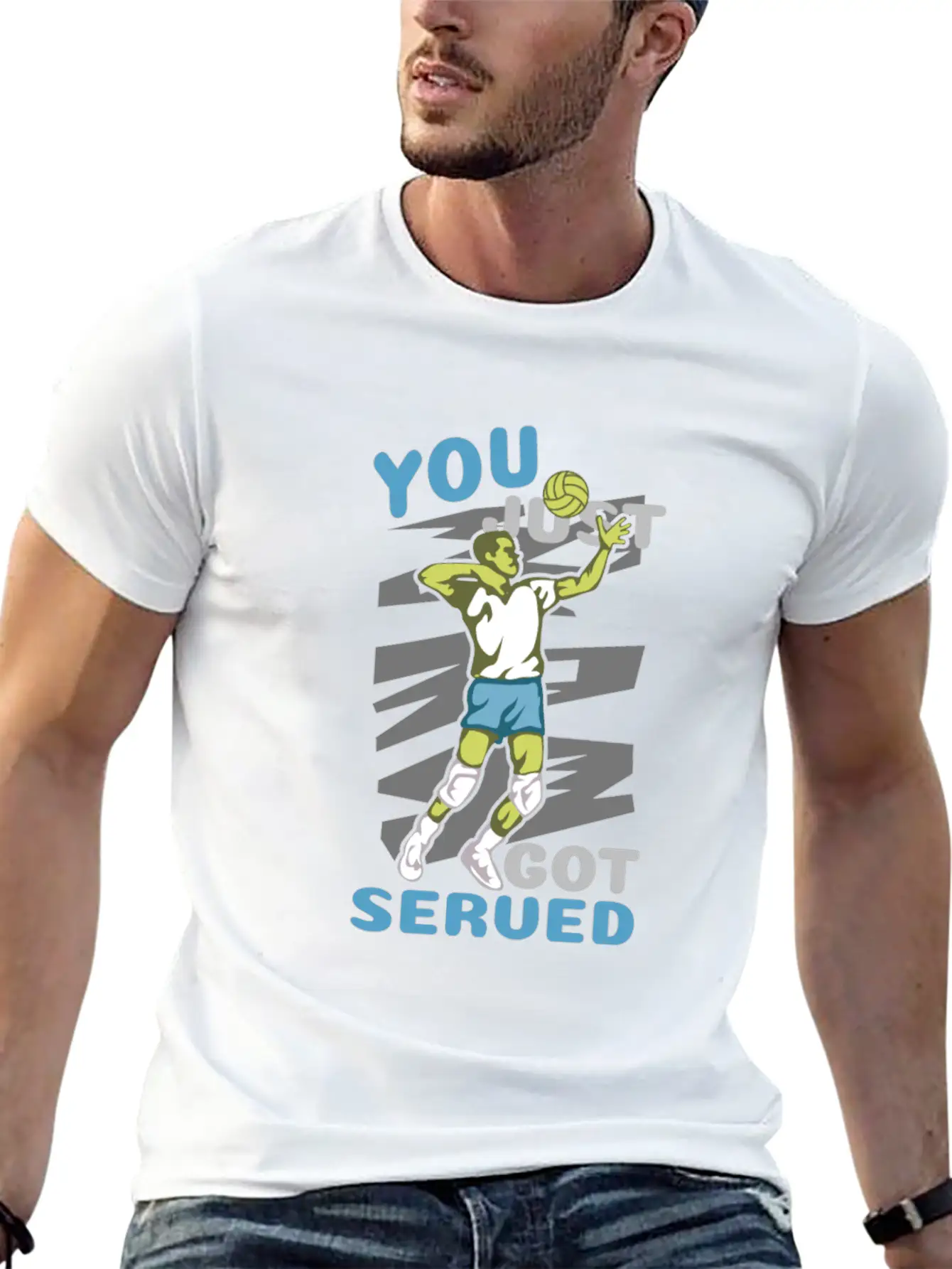 Volleyball Got Served You Champions Gift Essential Cotton Tee For Daily Outfits – Unisex Style