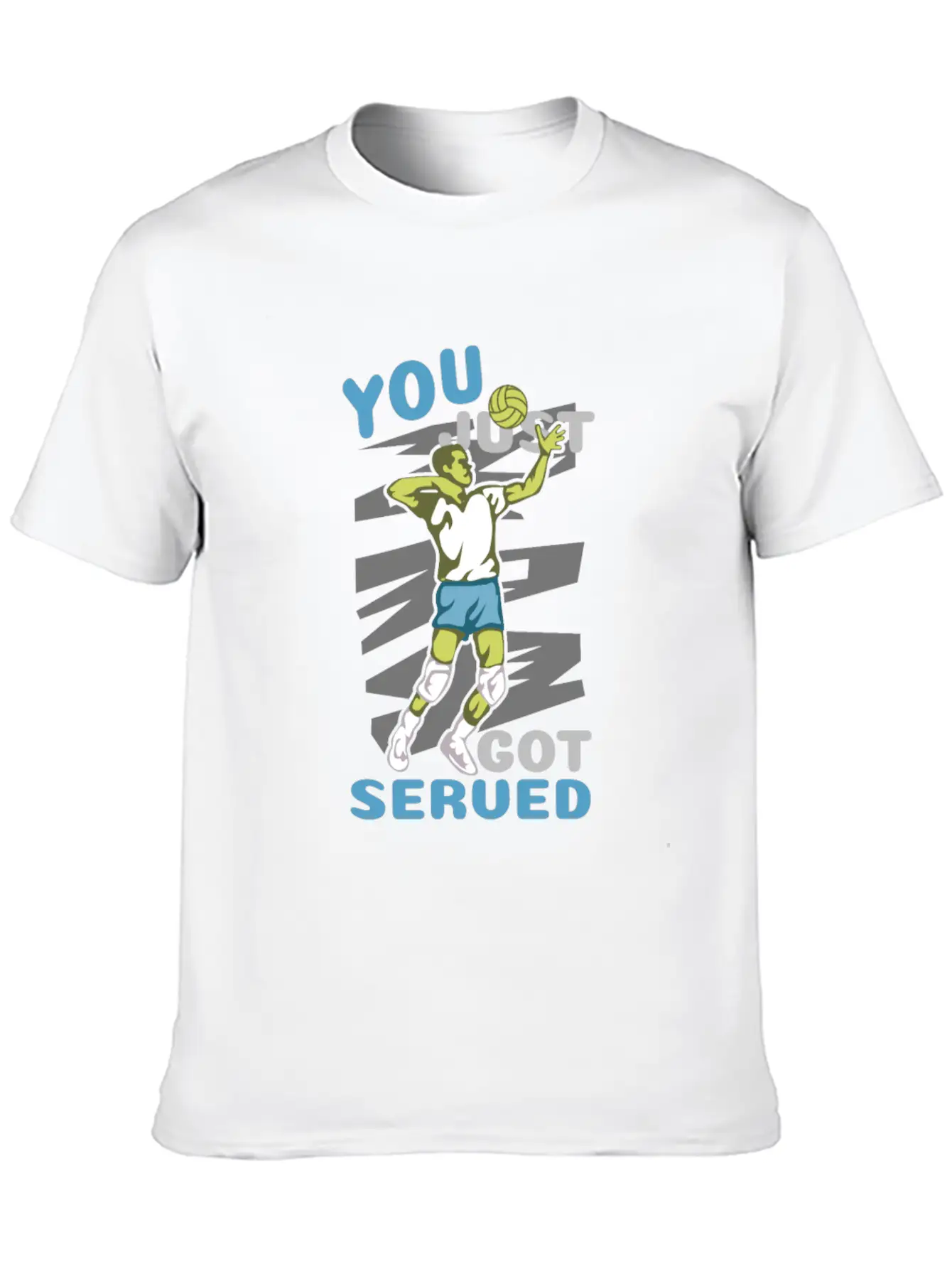 Volleyball Got Served You Champions Gift Essential Cotton Tee For Daily Outfits – Unisex Style